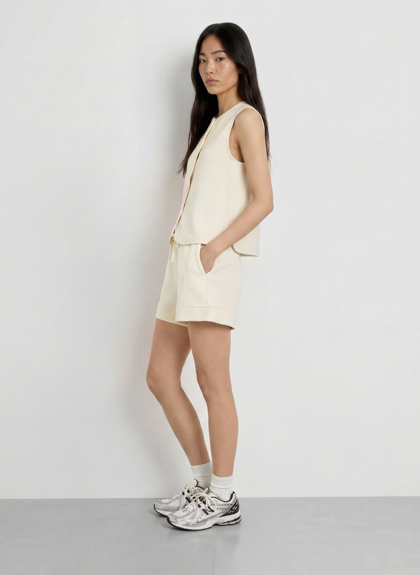 VARLEY Sweatweste JOSIE: CREME