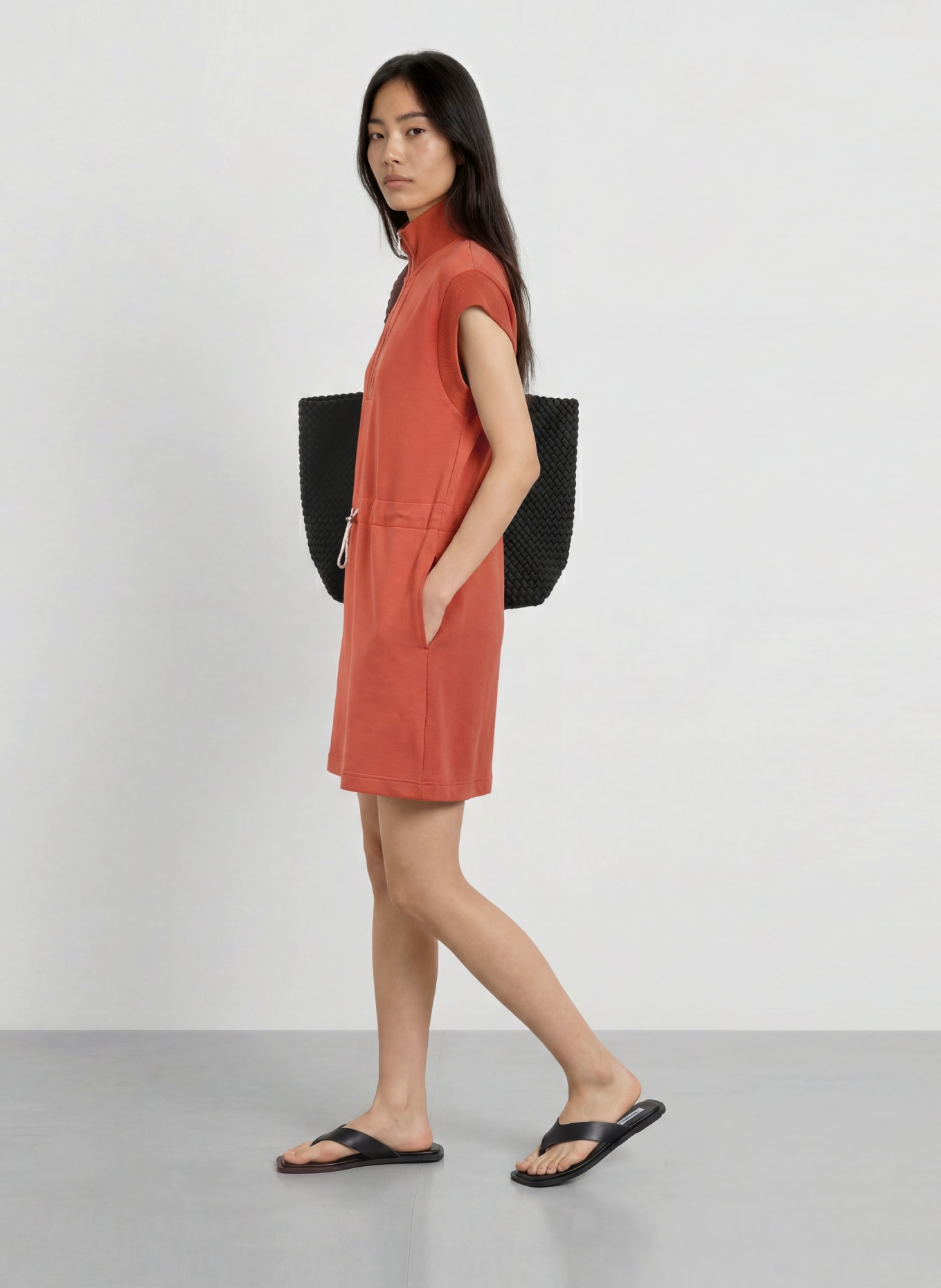 VARLEY Sweatkleid AVAYA: HELLROT