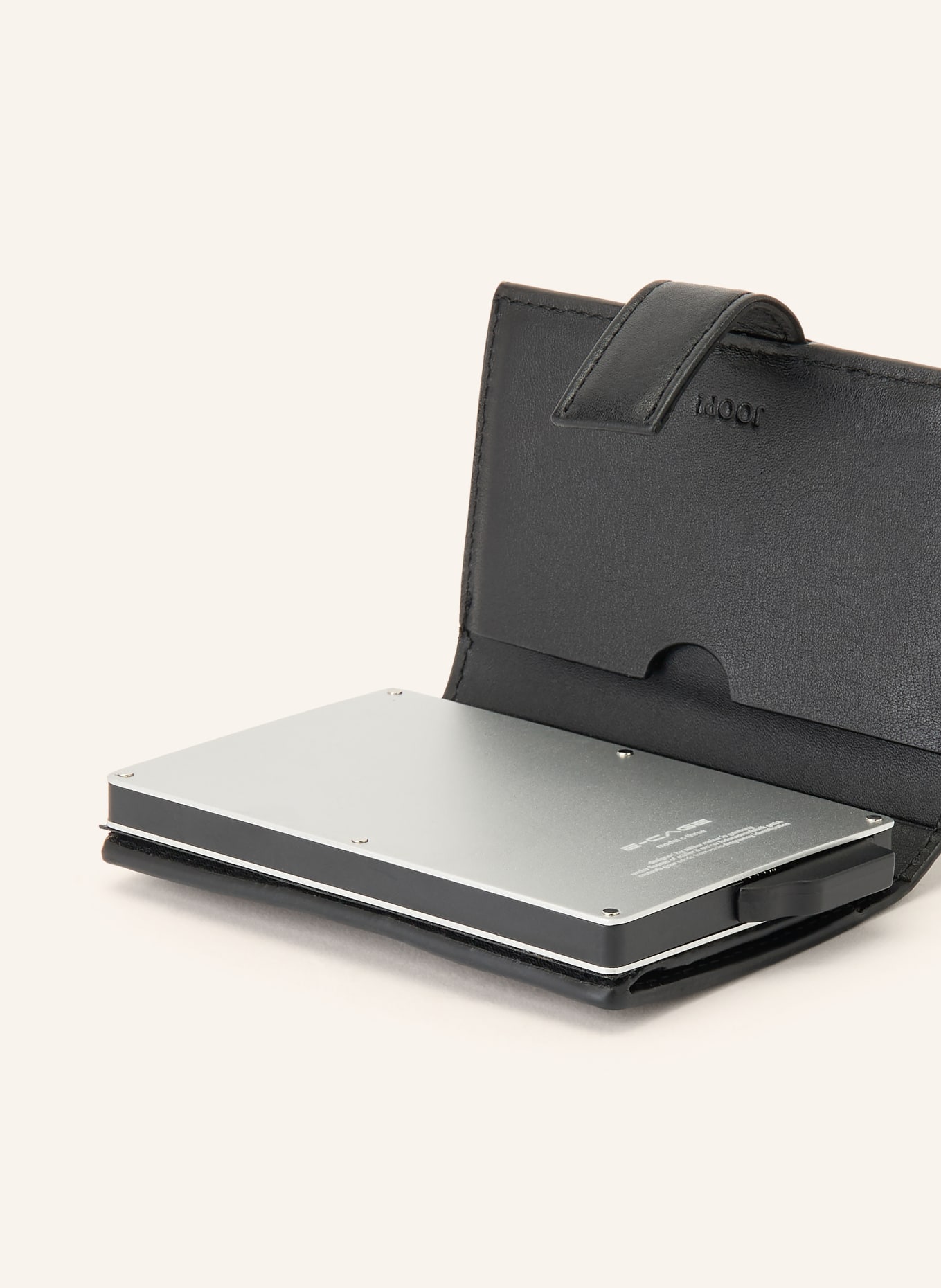 JOOP! CERRATANO C-THREE Wallet: BLACK / SILVER
