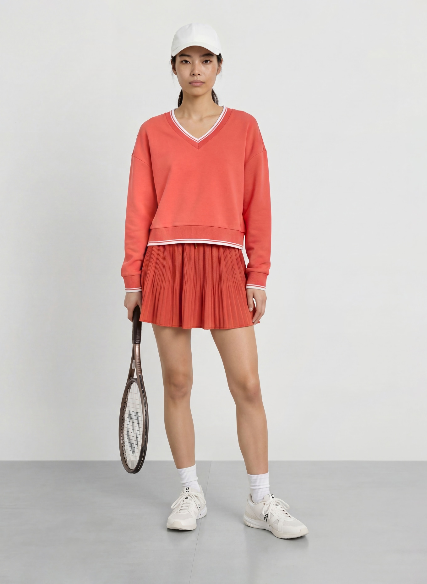 VARLEY Tennisrock DAVINA: DUNKELORANGE