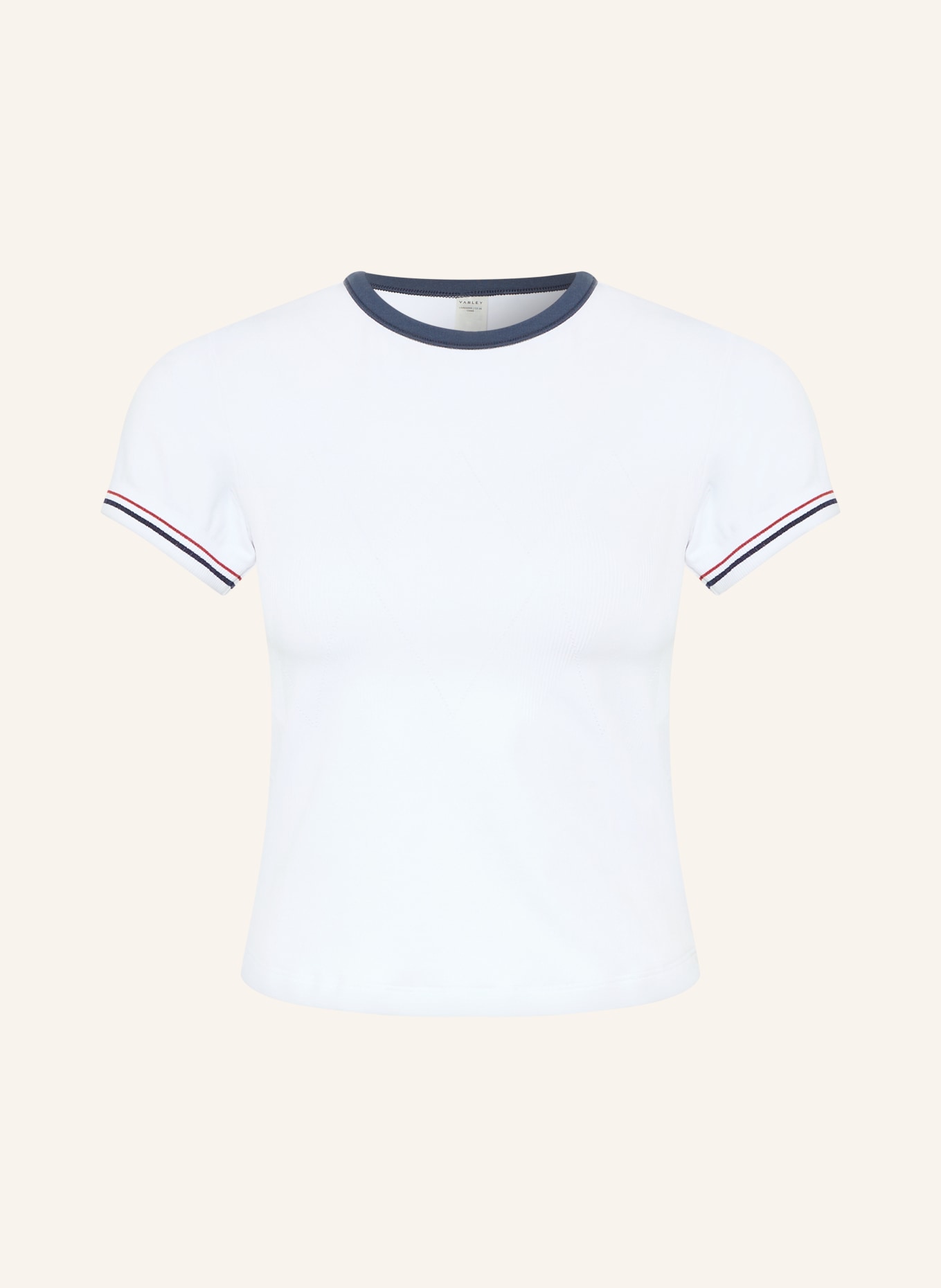 VARLEY Funktionsshirt GLEADLE: WEISS / DUNKELROT / DUNKELBLAU
