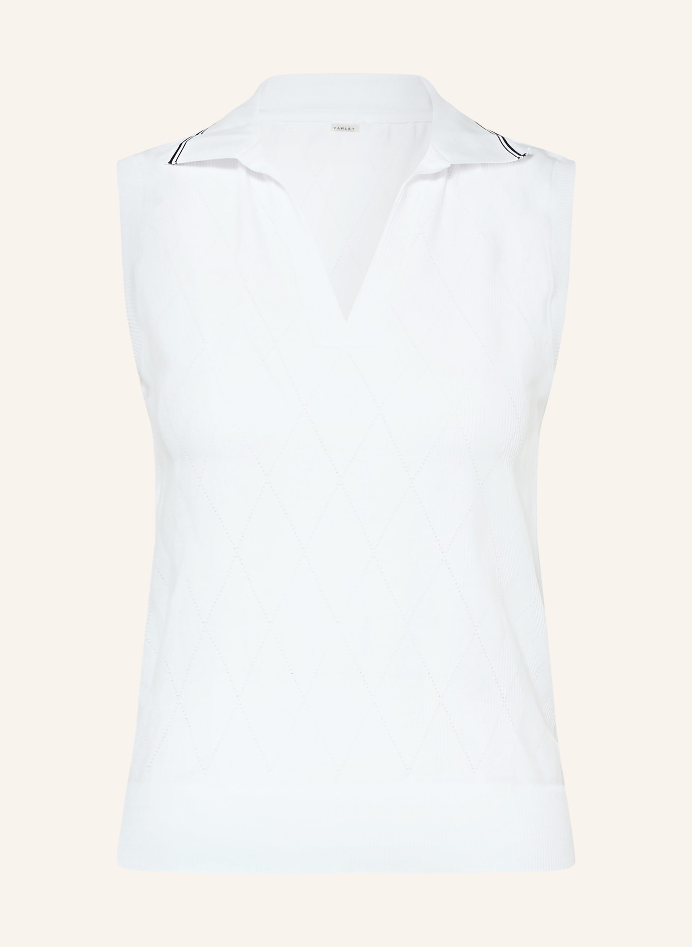 VARLEY Polo en maille MARIT: BLANC