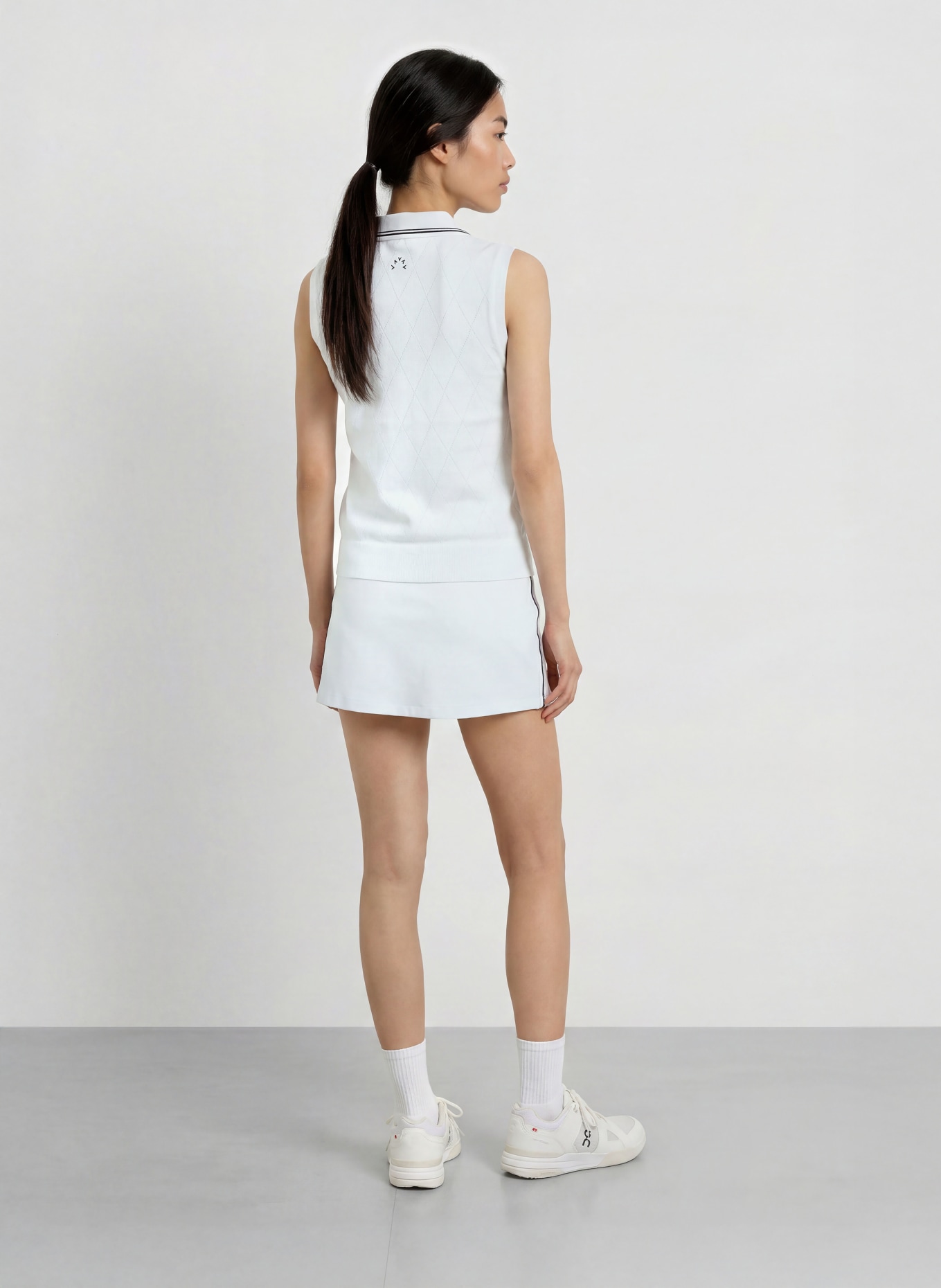VARLEY Polo en maille MARIT: BLANC