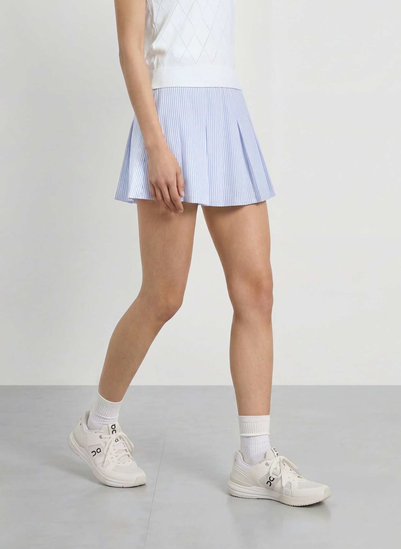 VARLEY Tennisrok TOYAH: LICHTBLAUW / WIT