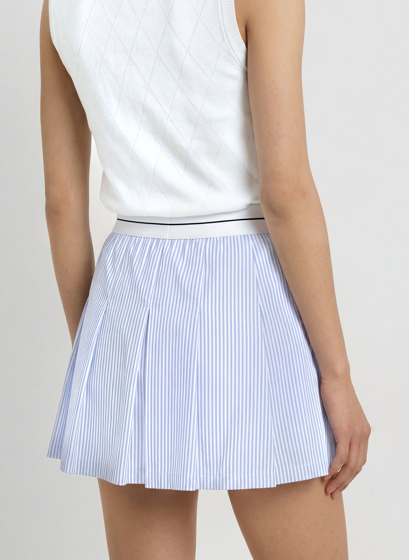 VARLEY Tennisrok TOYAH: LICHTBLAUW / WIT