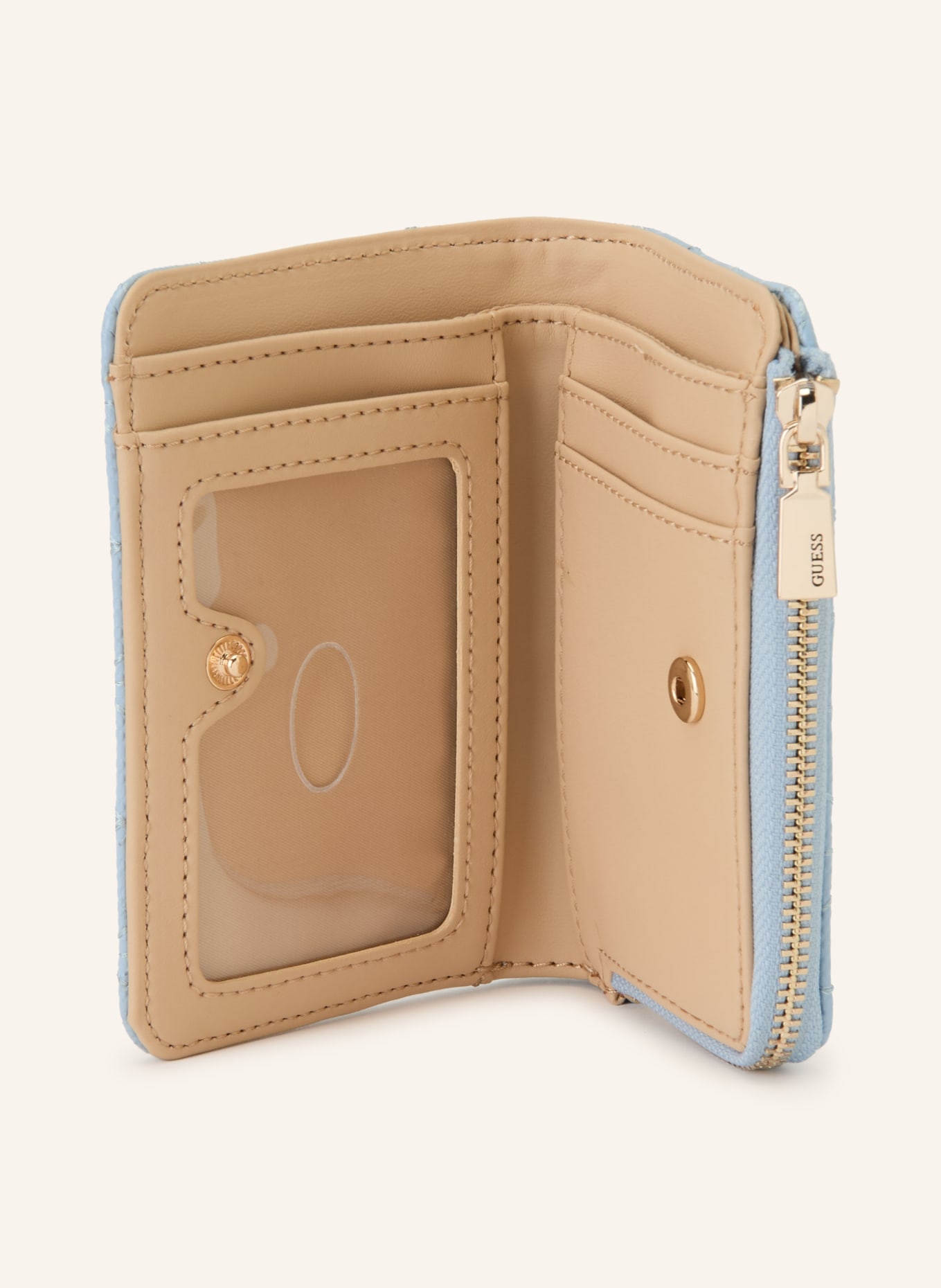 GUESS Portefeuille STACEY: BLEU CLAIR