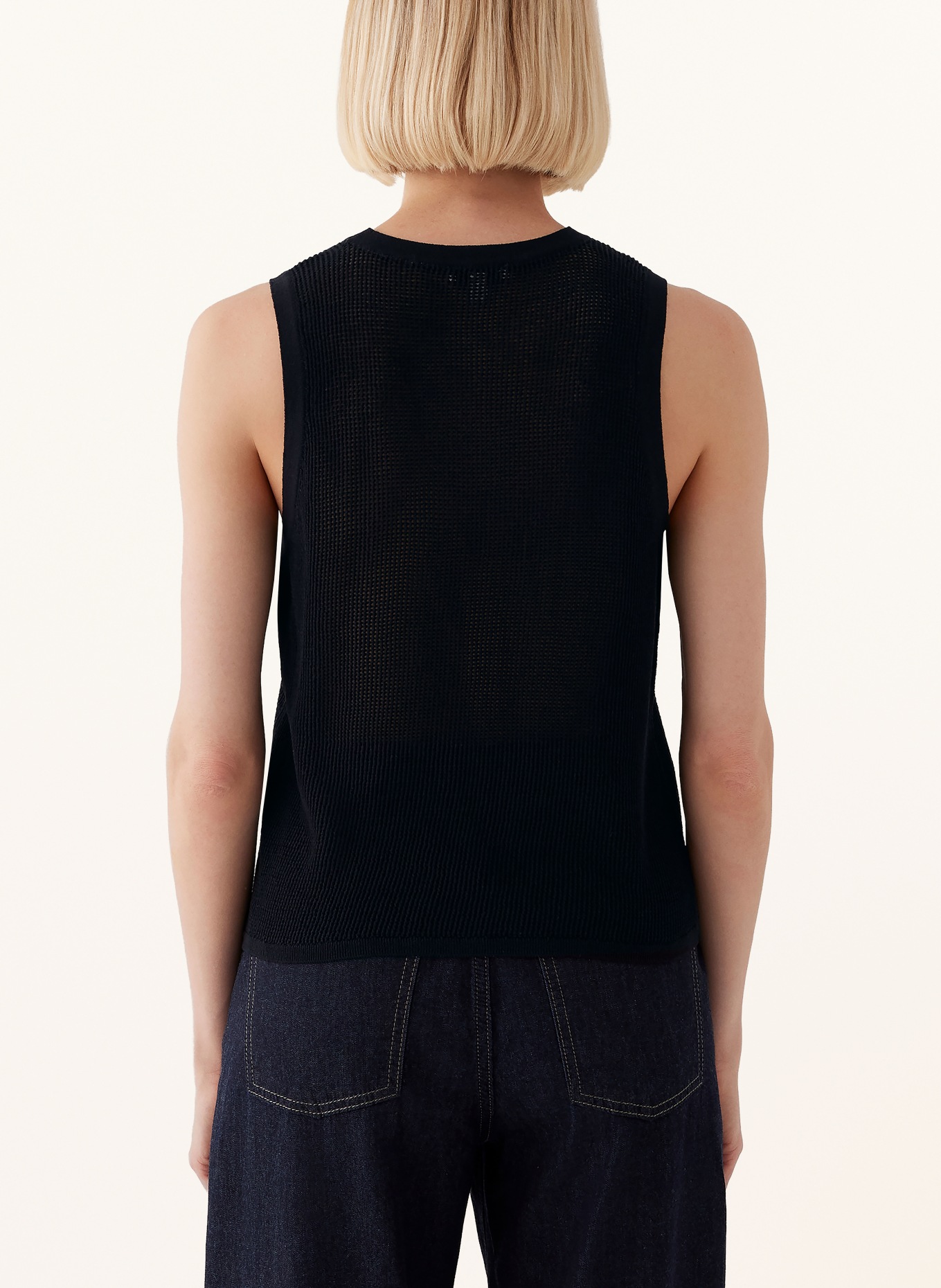 mavi Sweater vest: BLACK