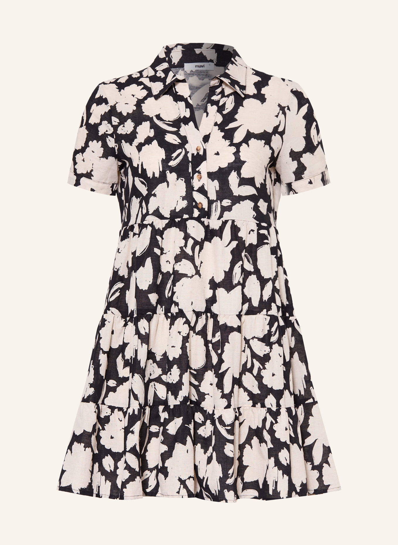 mavi Jurk: ZWART / BEIGE