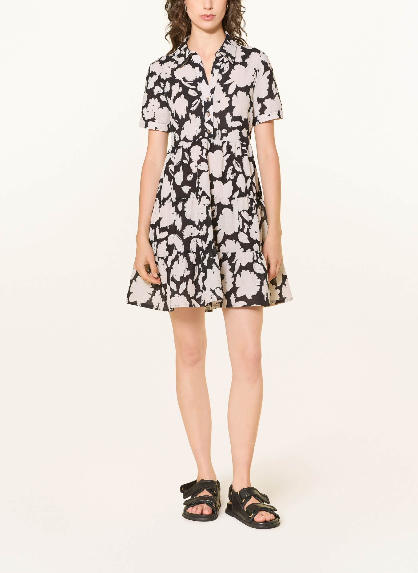 mavi Jurk: ZWART / BEIGE