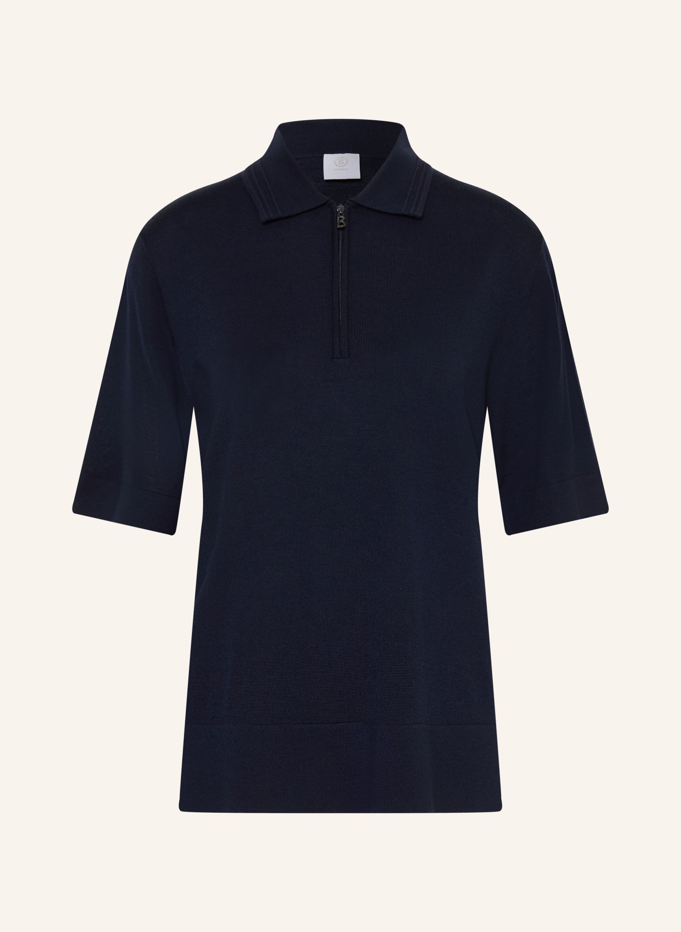 BOGNER Strick-Poloshirt MAUREEN: DUNKELBLAU