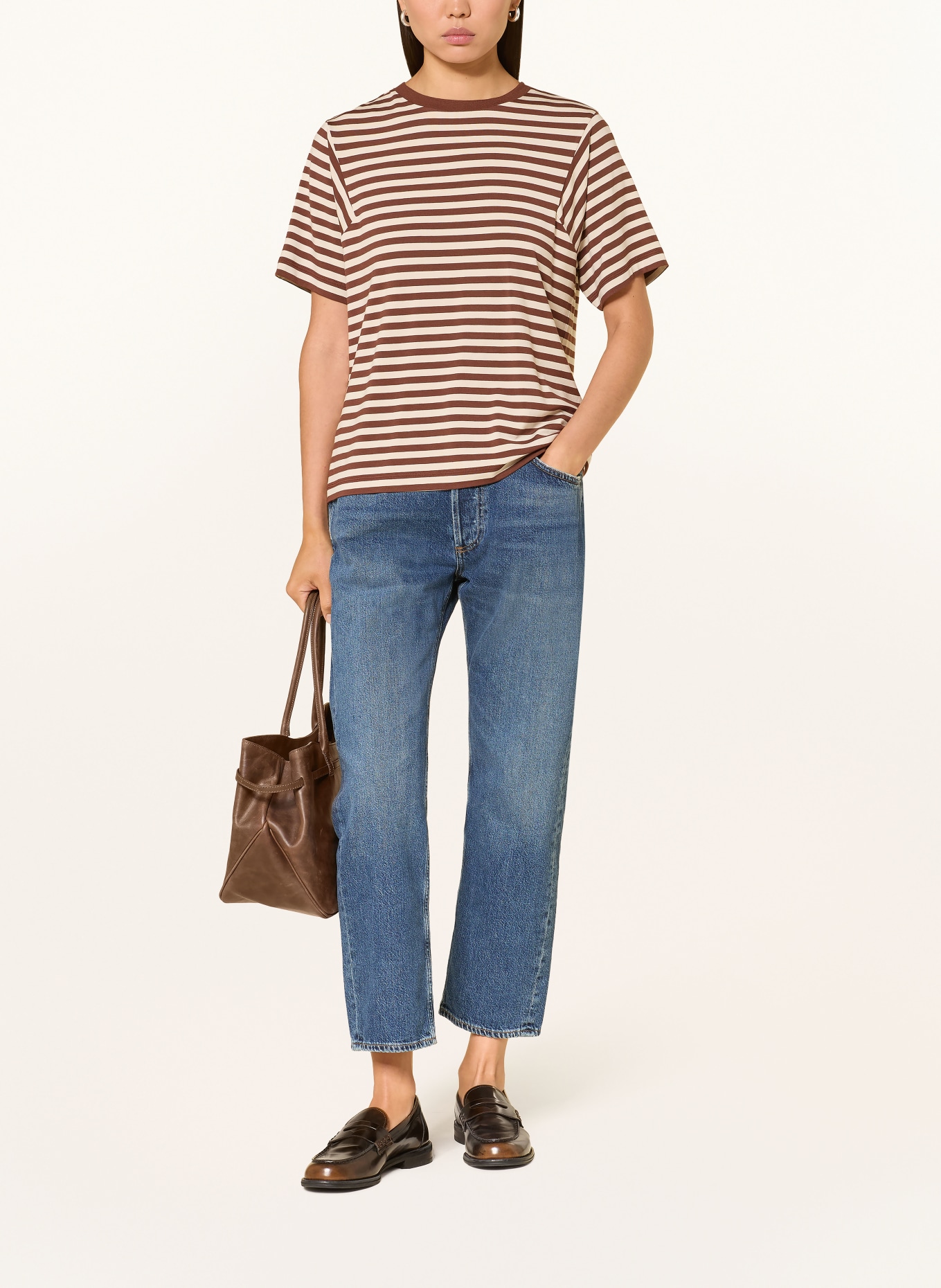 BOGNER Jersey shirt RAYA: CRÈME / BRUIN