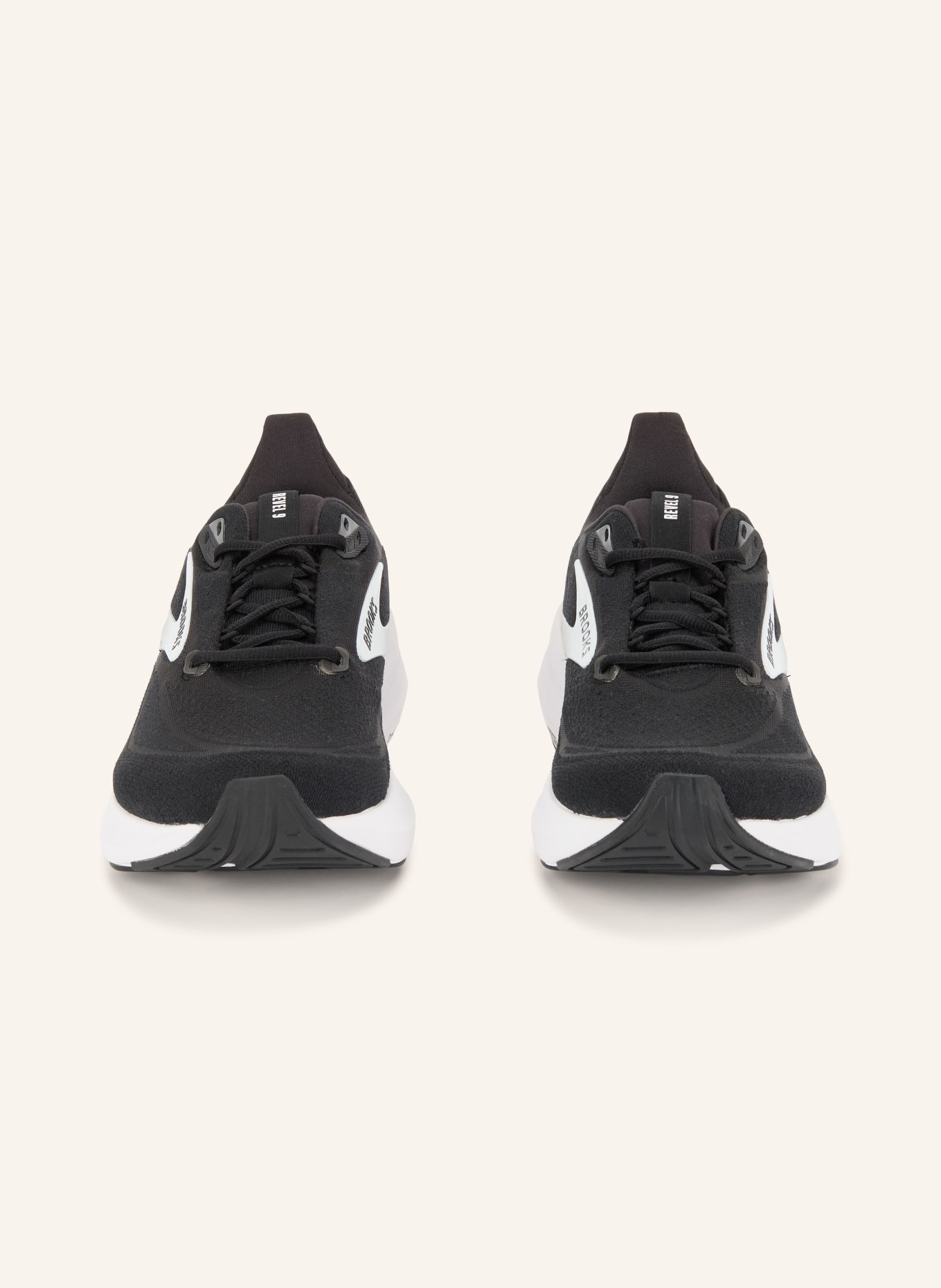 BROOKS Chaussures de course REVEL 9: NOIR / BLANC