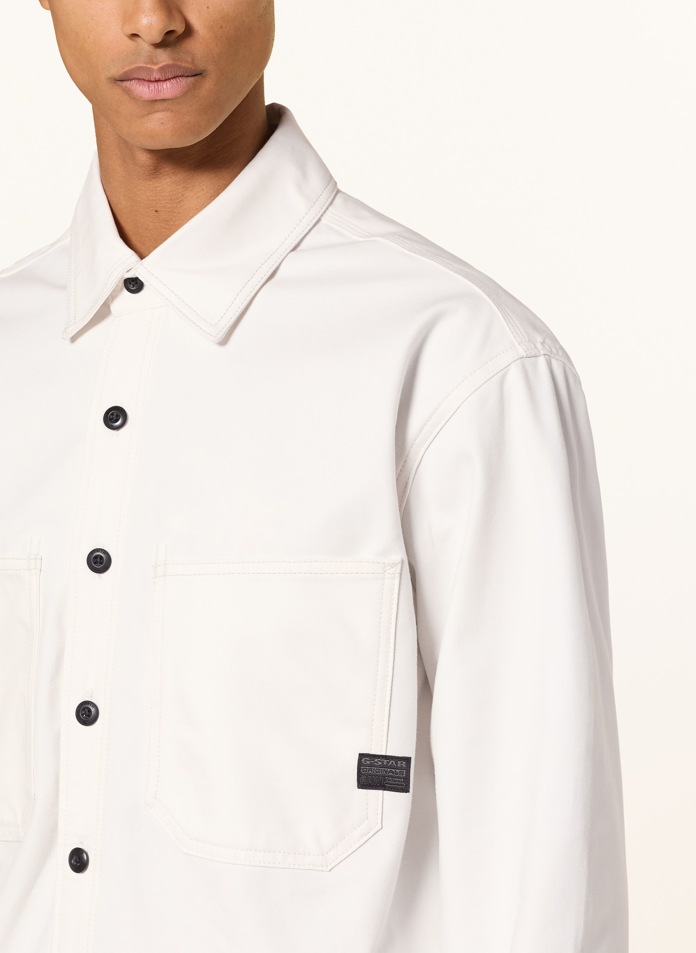 G-Star Overshirt: ECRU