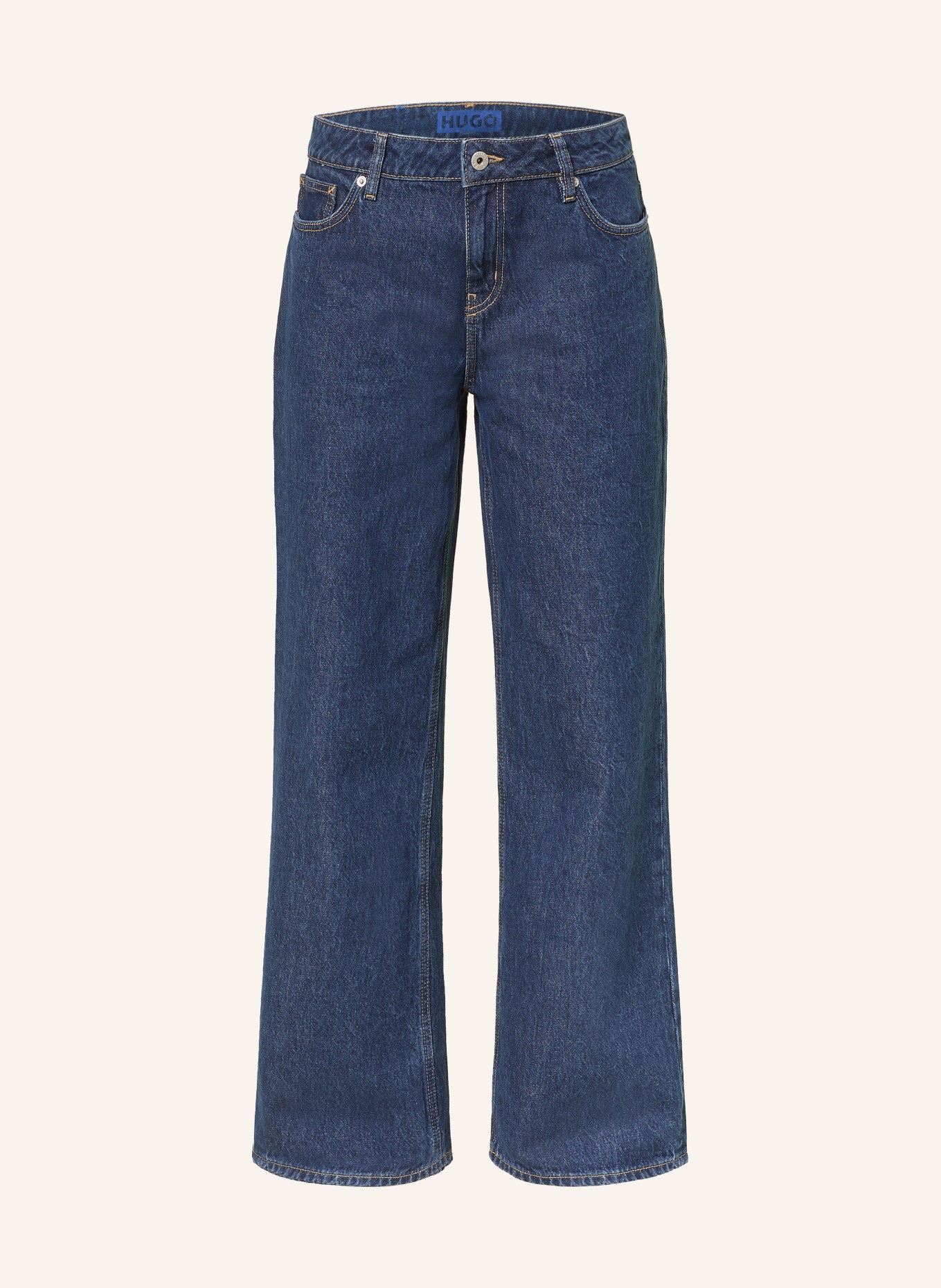 HUGO Wide leg jeans GAMALA: 430 BRIGHT BLUE