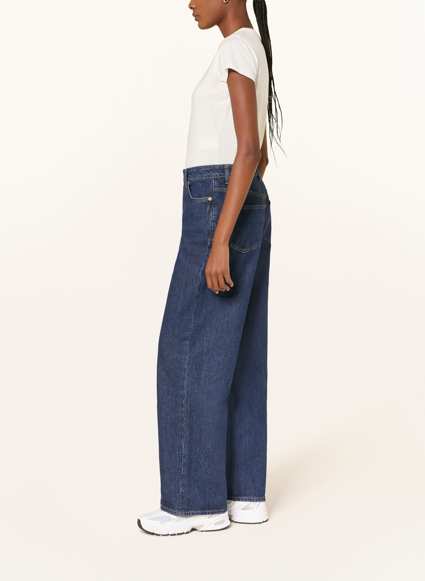 HUGO Wide leg jeans GAMALA: 430 BRIGHT BLUE