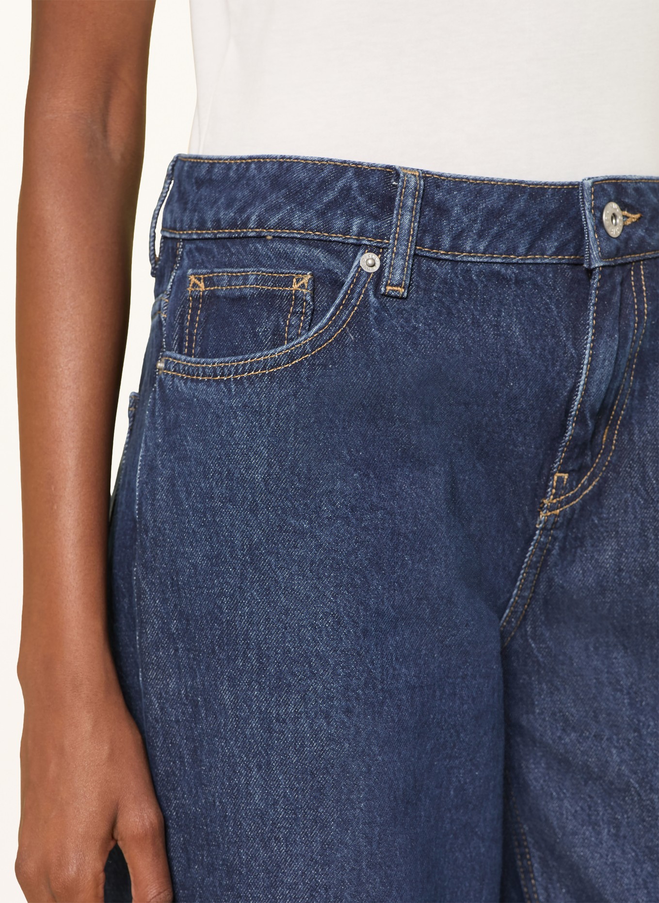 HUGO Wide leg jeans GAMALA: 430 BRIGHT BLUE