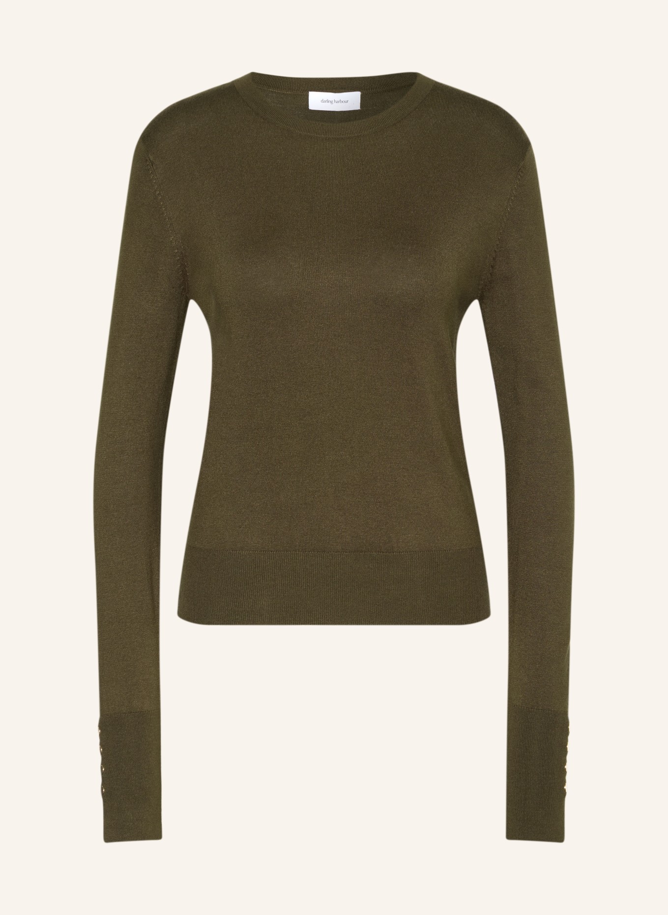 darling harbour pull-over: OLIVE