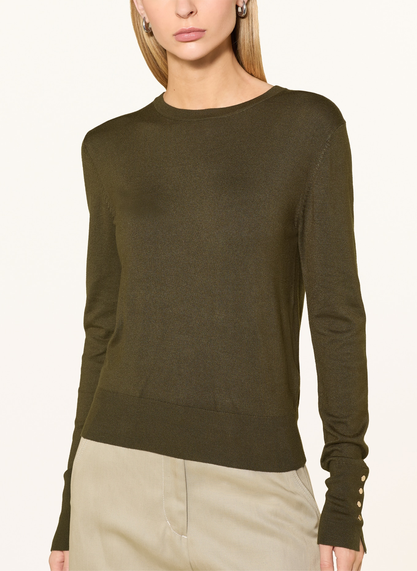 darling harbour pull-over: OLIVE