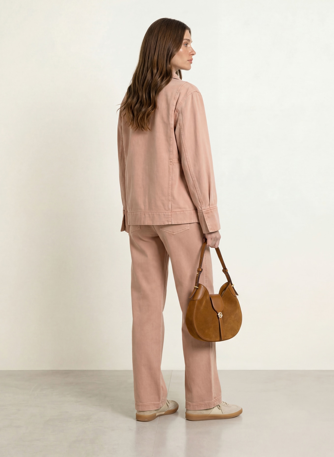 BOSS Wide Leg Jeans TMARLINA: 698 OPEN PINK