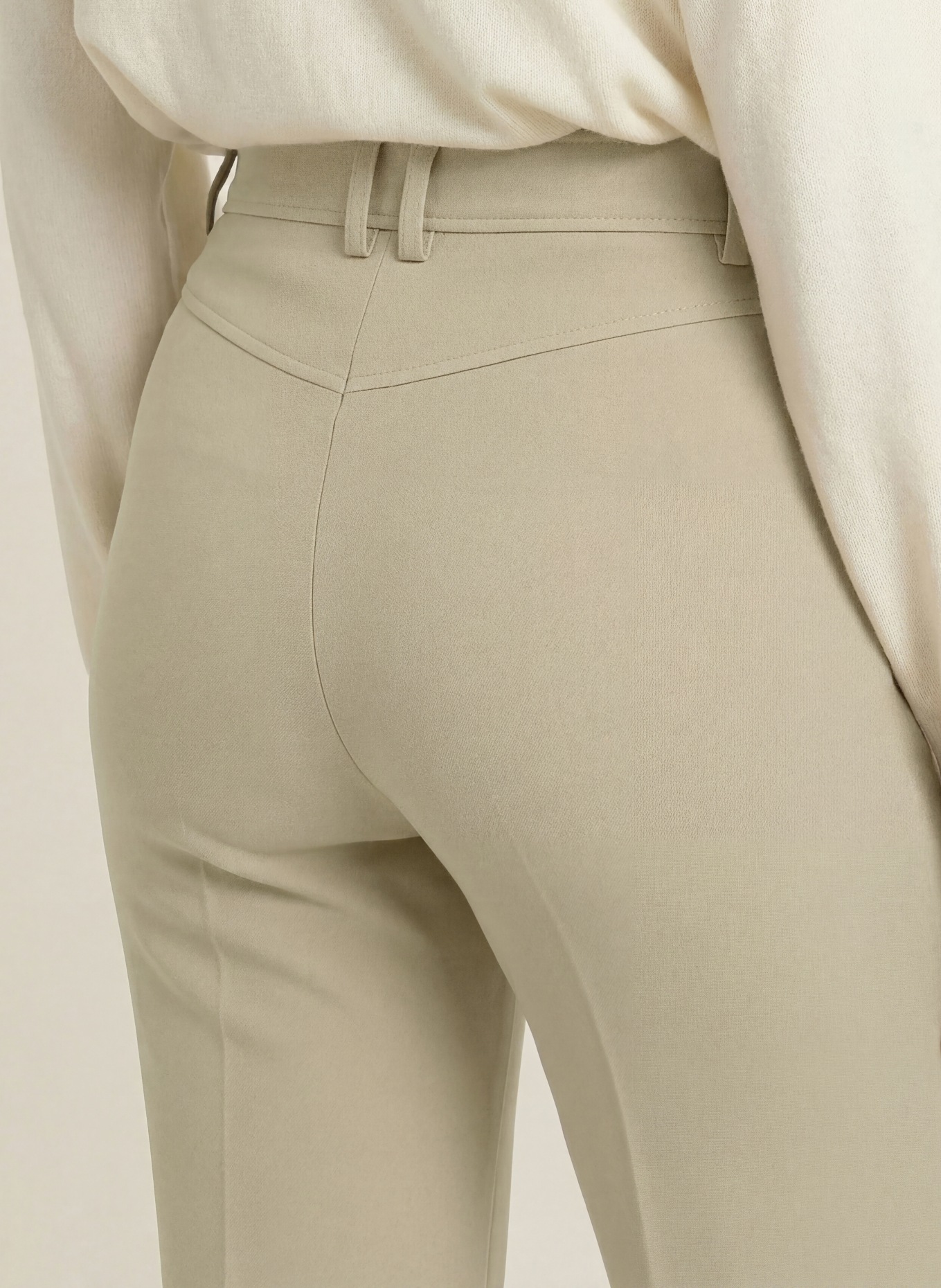 BOSS Broek TANA: LICHTGROEN