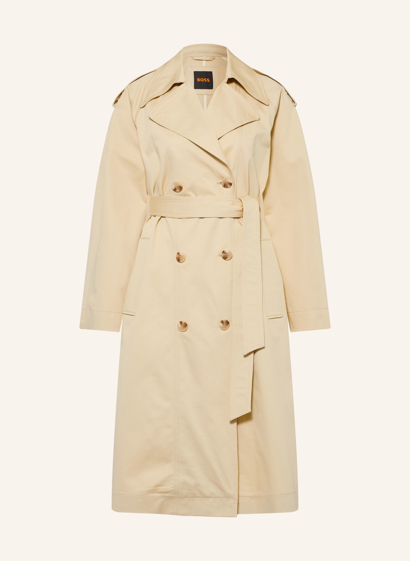 BOSS Trenchcoat CARELLI: CREME