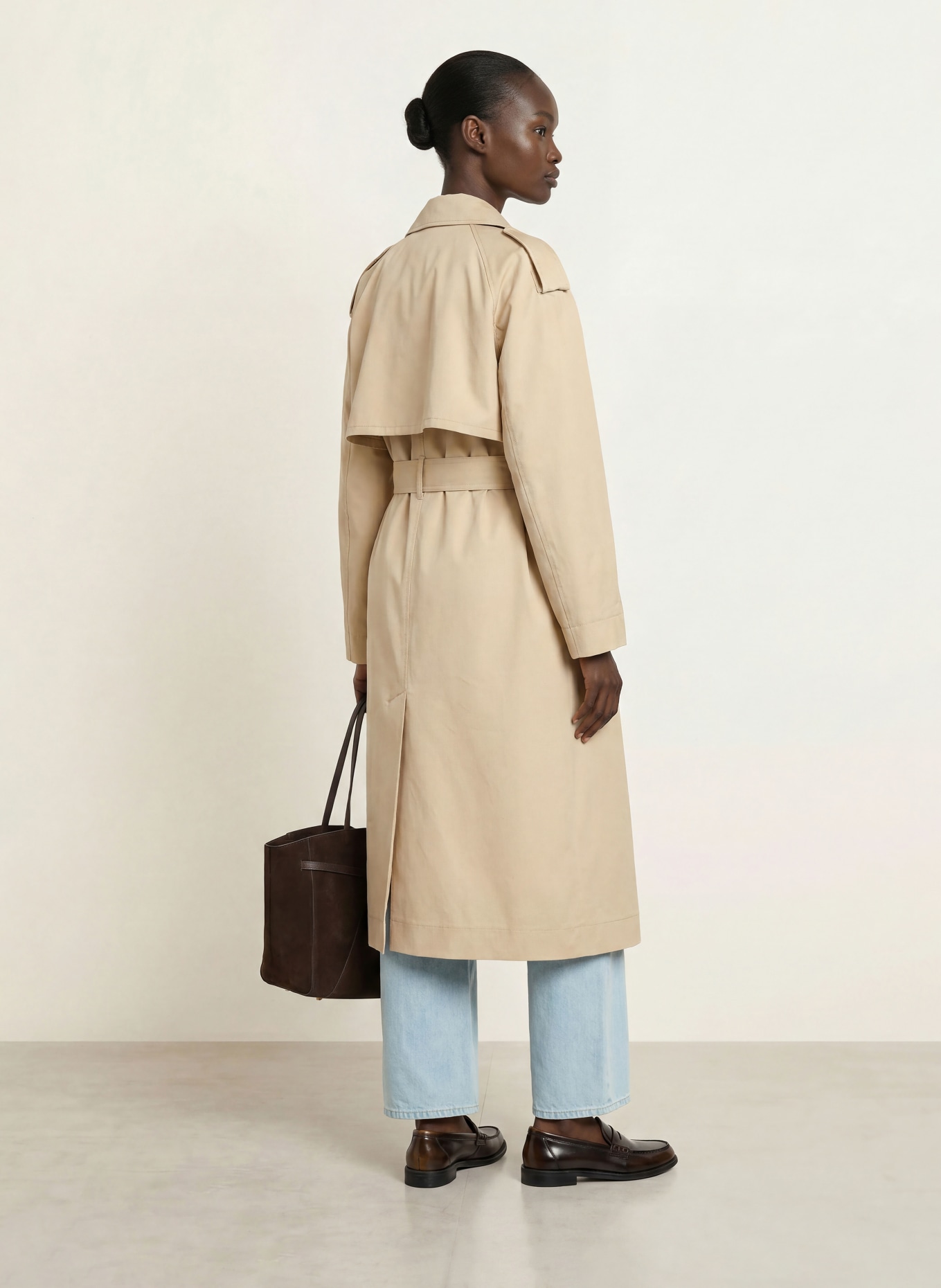 BOSS Trenchcoat CARELLI: CREME