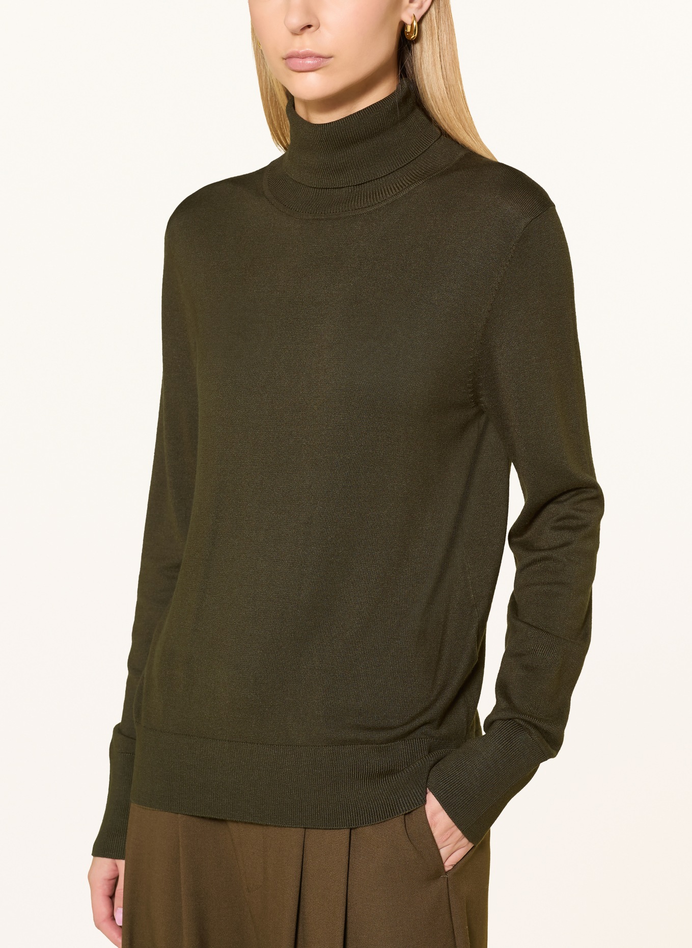 darling harbour Pull à col roulé: OLIVE