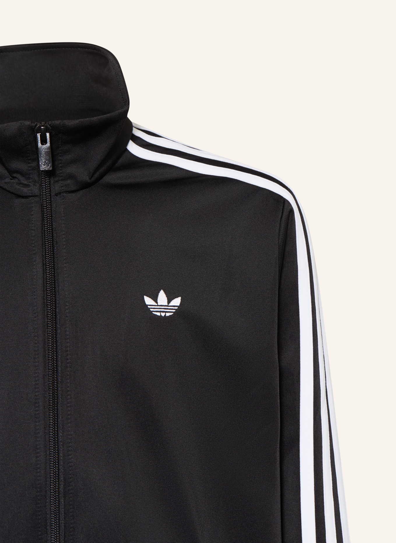 adidas Originals FIREBIRD training jacket with braided stripes: BLACK / WHITE
