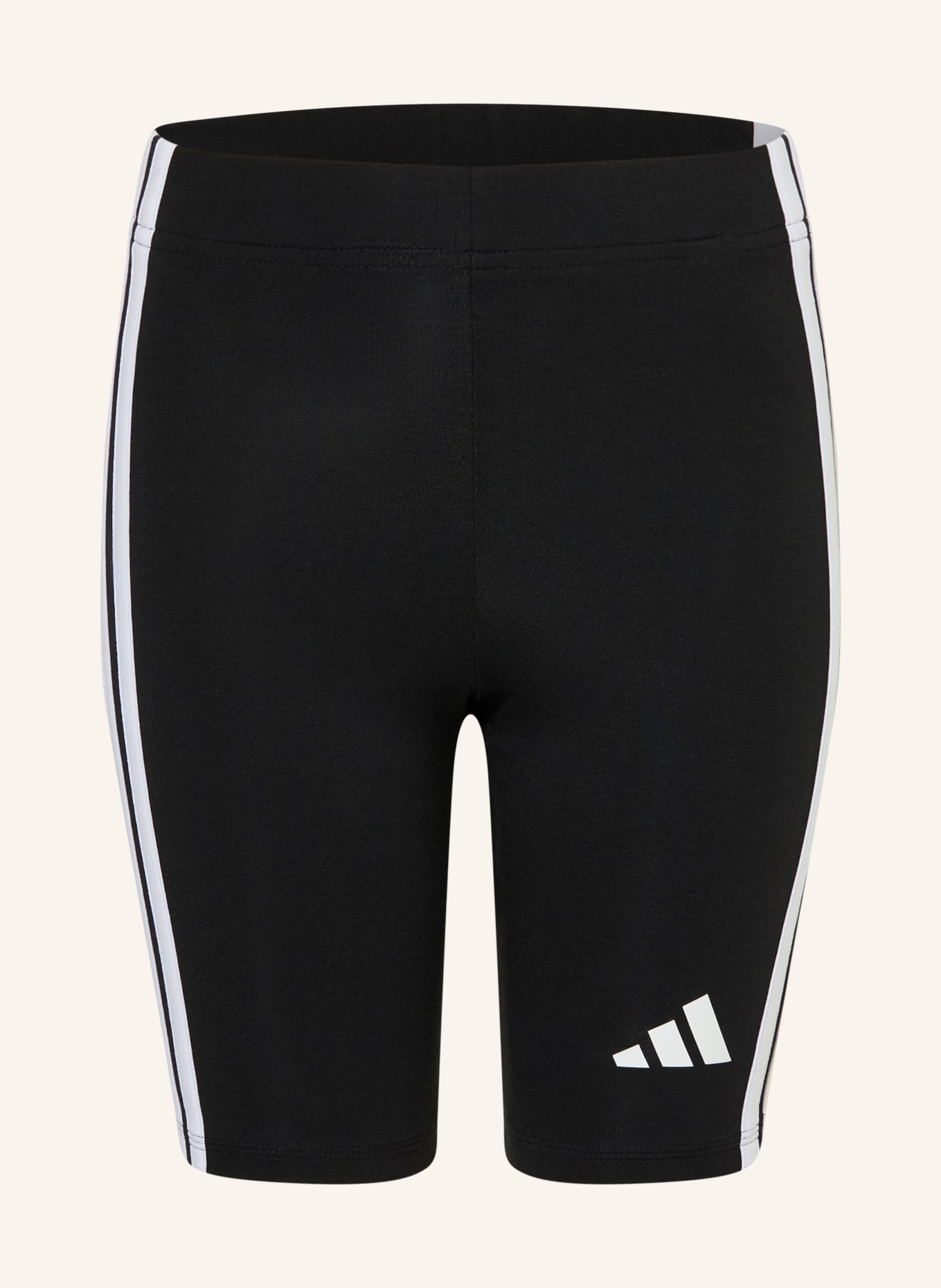 adidas Shorts: BLACK / WHITE