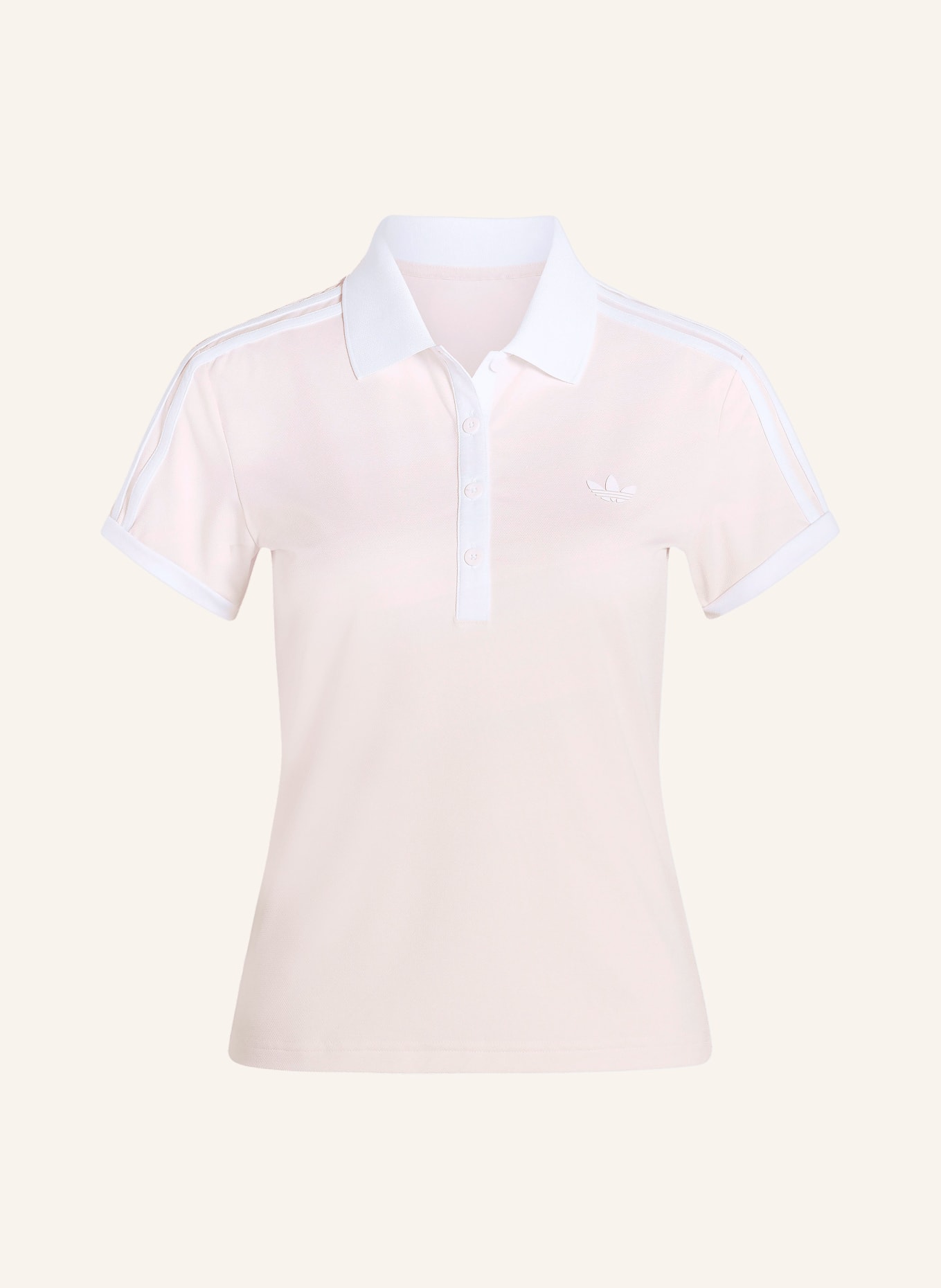 adidas Originals Functioneel poloshirt CLASSICS: ROSÉ / WIT