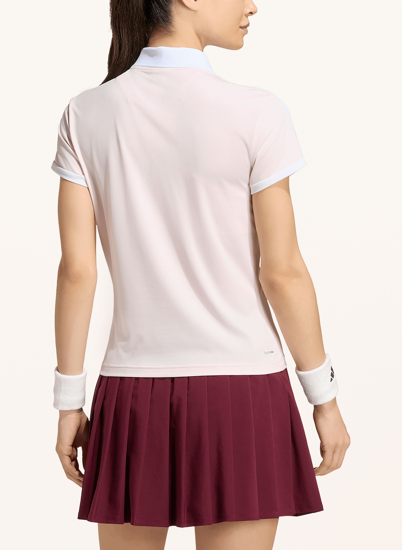 adidas Originals Functioneel poloshirt CLASSICS: ROSÉ / WIT