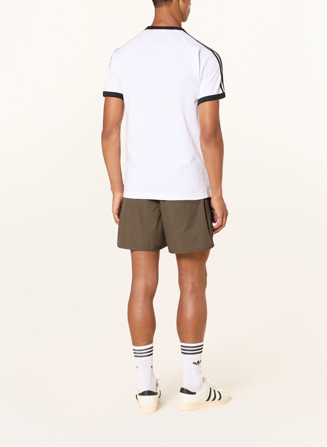 adidas Originals Shorts SPRINTER SHORTS: KHAKI / SORT
