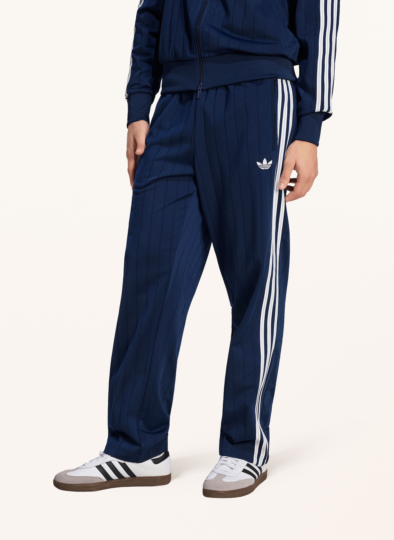 adidas Originals Pantalon de survêtement FIREBIRD: BLEU FONCÉ / BLANC