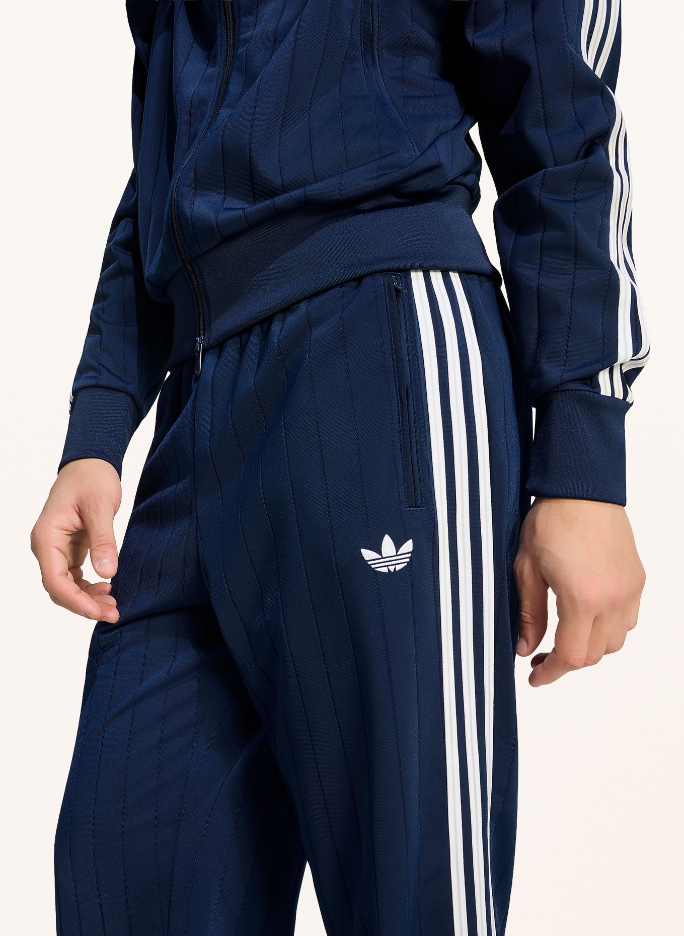 adidas Originals Pantalon de survêtement FIREBIRD: BLEU FONCÉ / BLANC