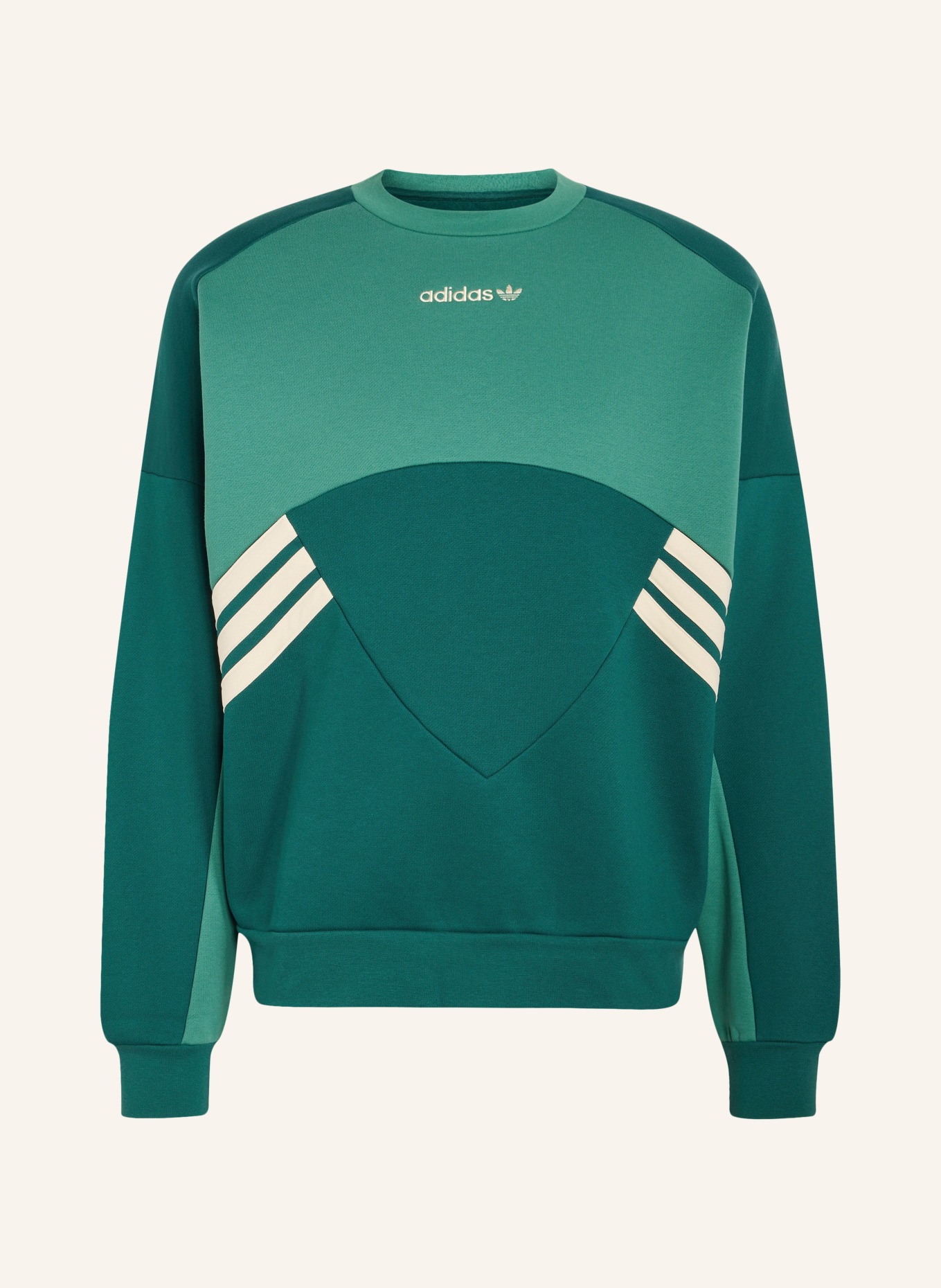adidas Originals Mikiny MUNICH 93: TMAVĚ ZELENÁ / ZELENÁ