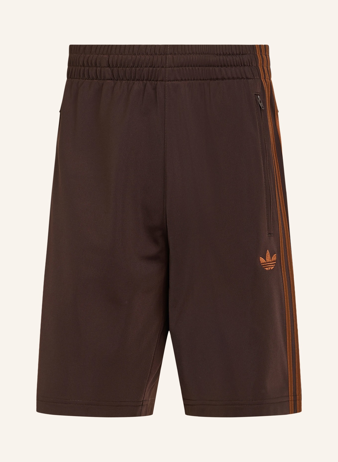 adidas Originals Shorts FIREBIRD: DUNKELBRAUN / COGNAC