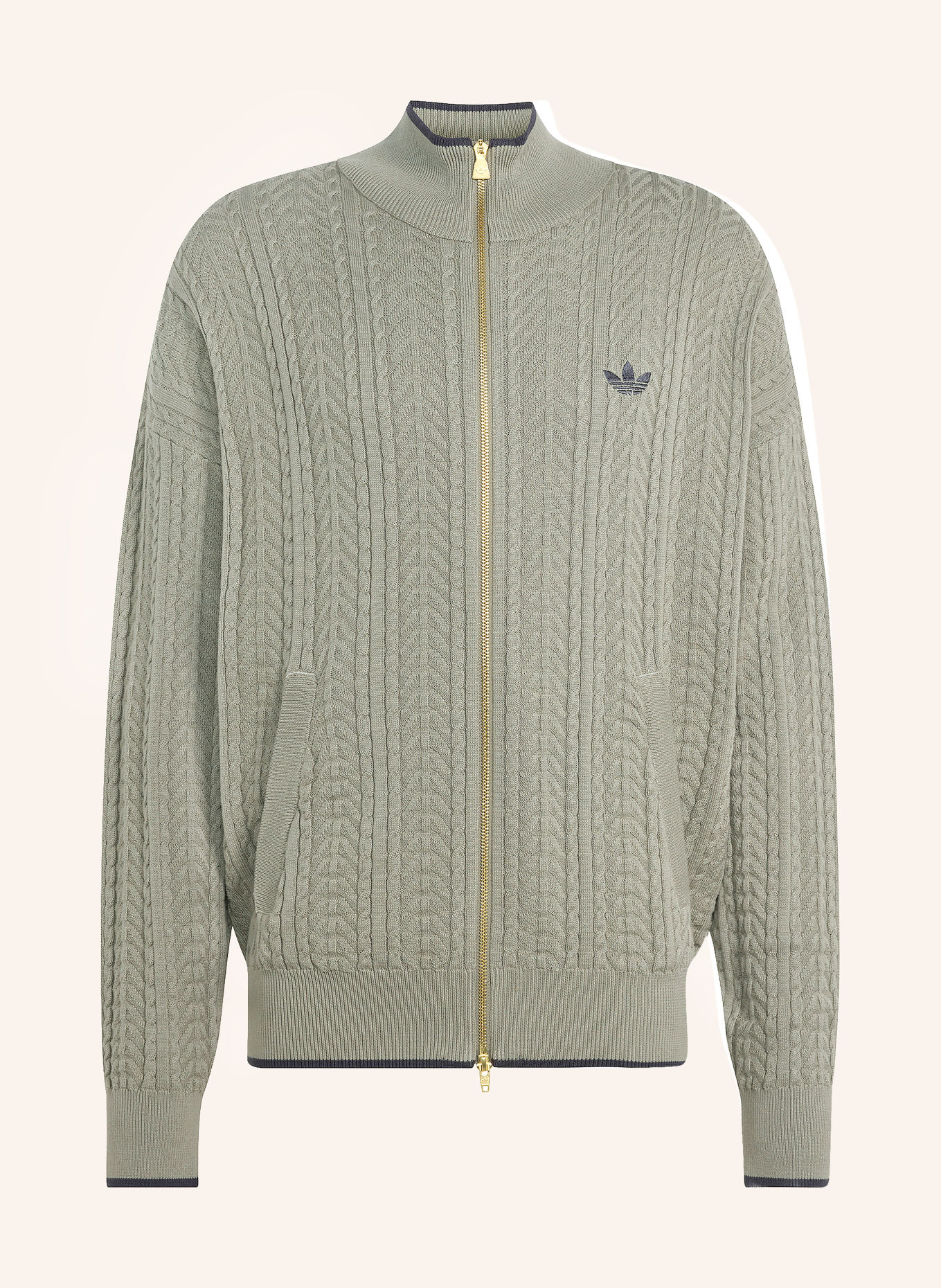adidas Originals FIREBIRD Cardigan: LIGHT GREEN