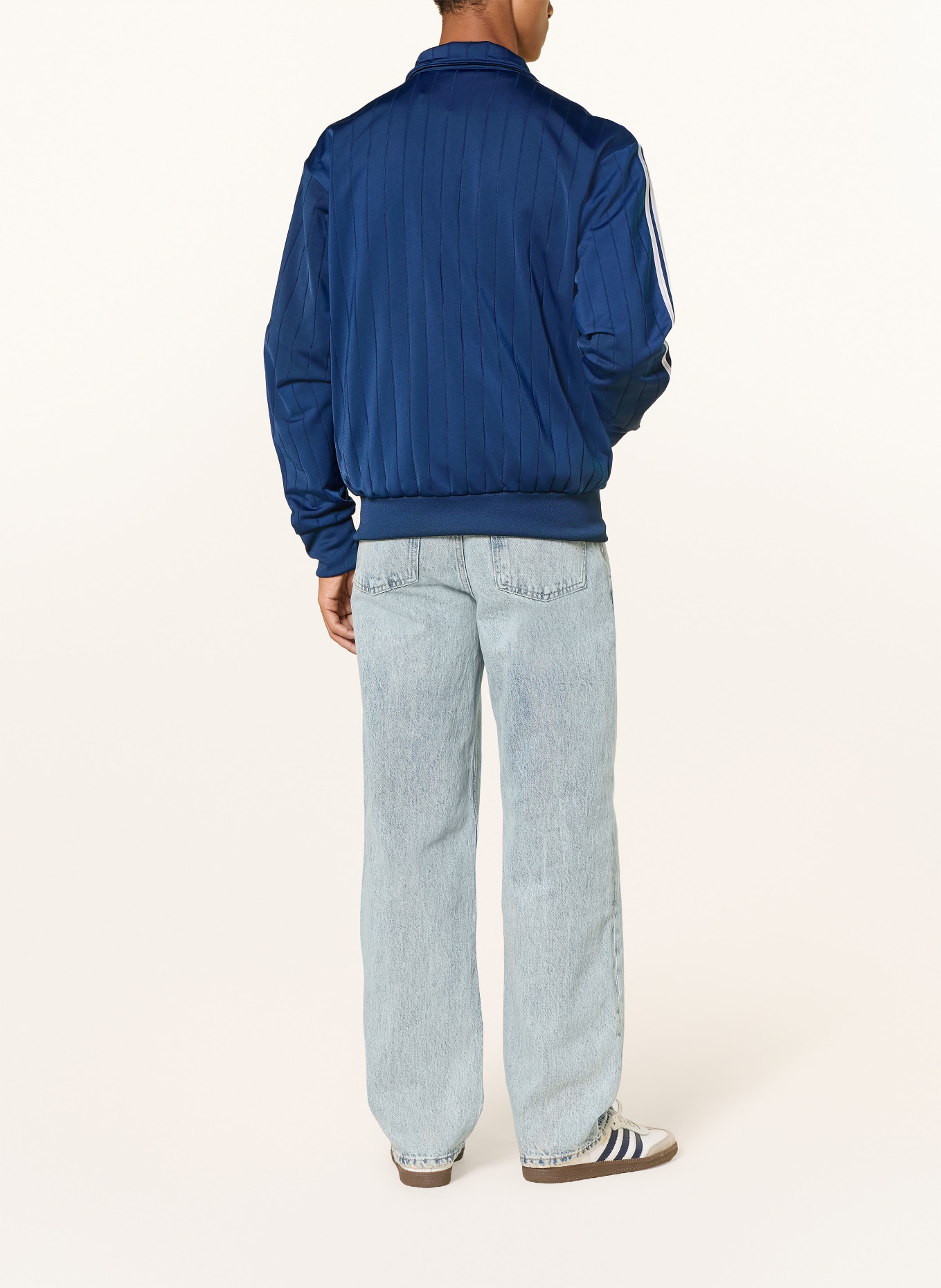 adidas Originals FIREBIRD Training Jacket: DARK BLUE / WHITE
