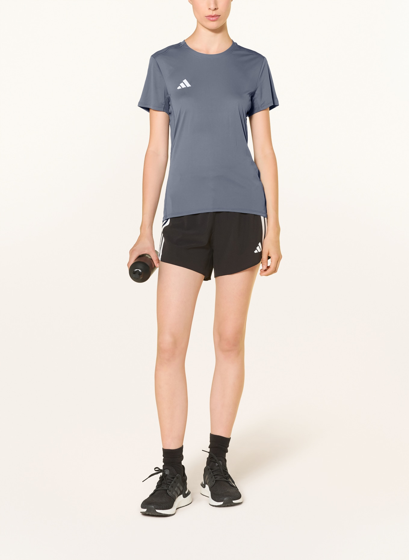 adidas Funktionsshirt ADIZERO: BLAUGRAU