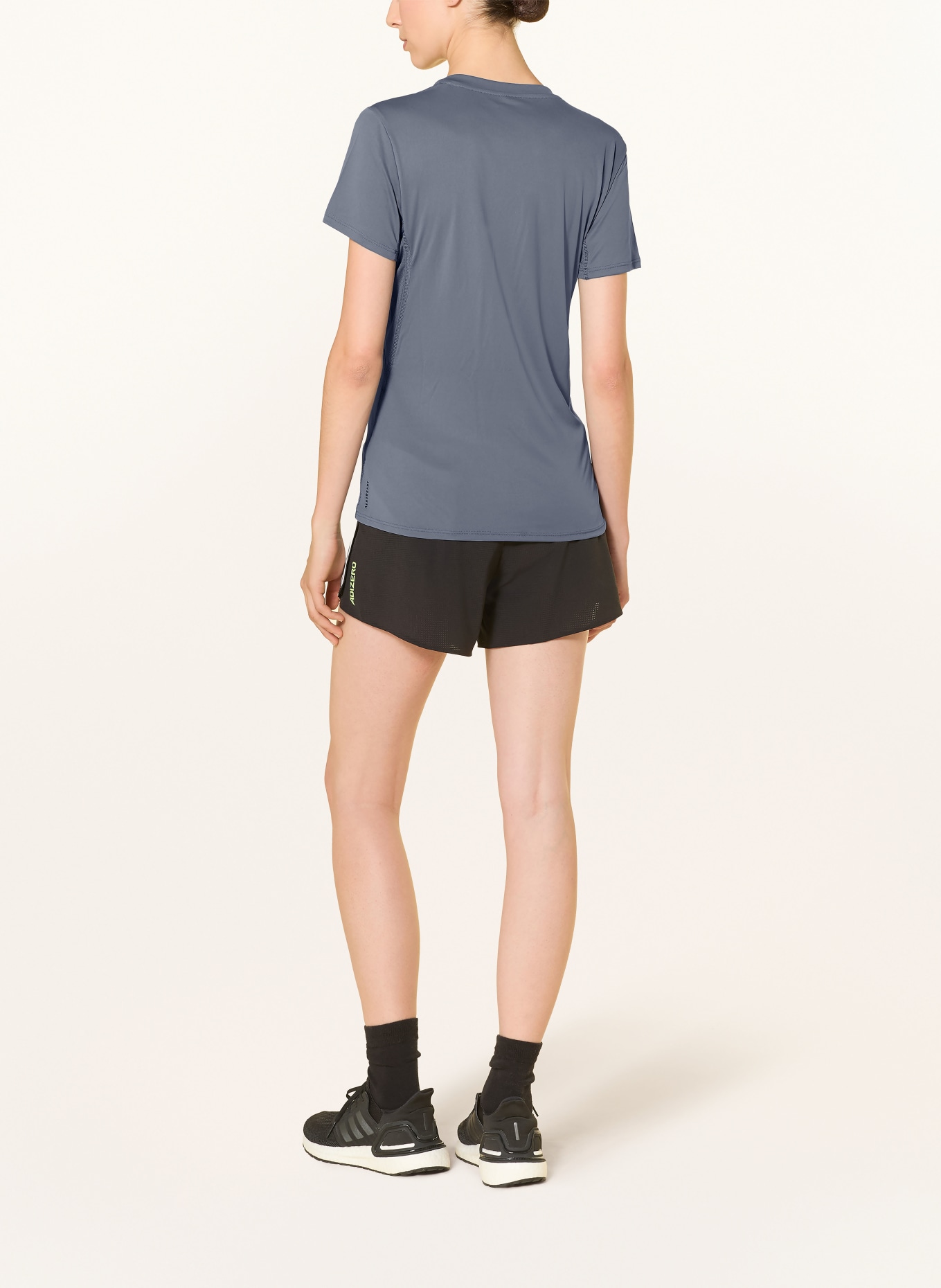 adidas Funktionsshirt ADIZERO: BLAUGRAU