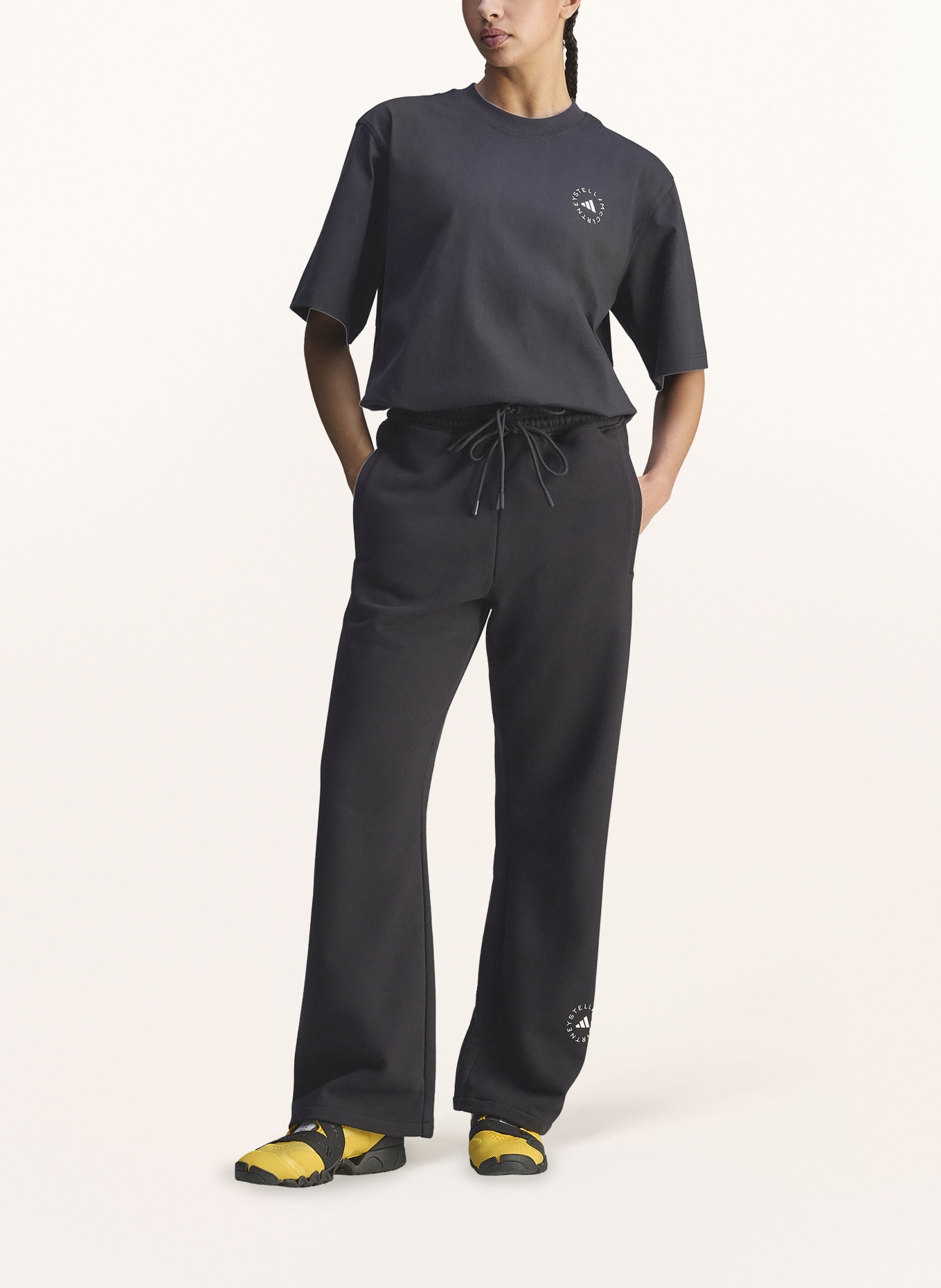 adidas by Stella McCartney T-shirt ADIDAS STELLA MCCARTNEY: ZWART