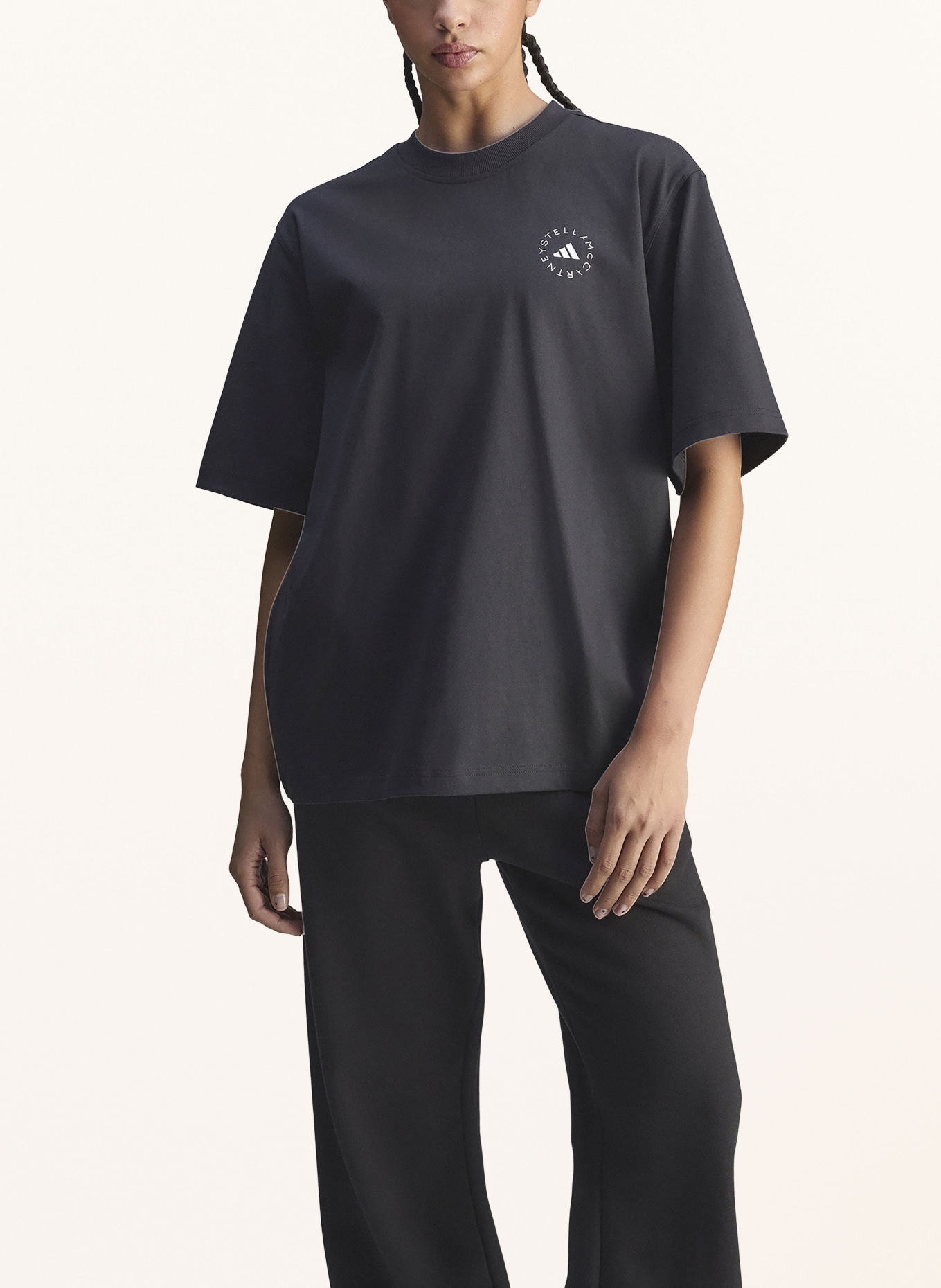 adidas by Stella McCartney T-shirt ADIDAS STELLA MCCARTNEY: ZWART