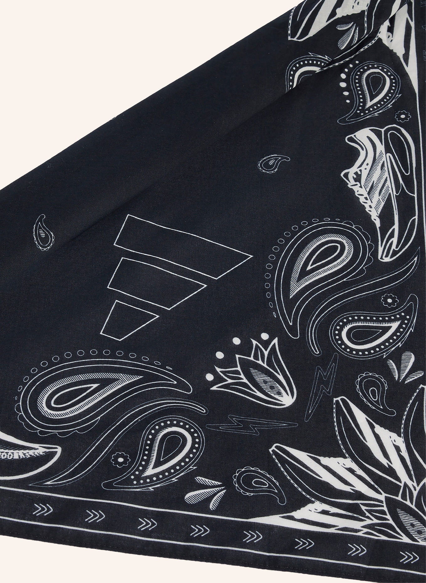 adidas Halsdoek RUNNING BANDANA: ZWART / WIT