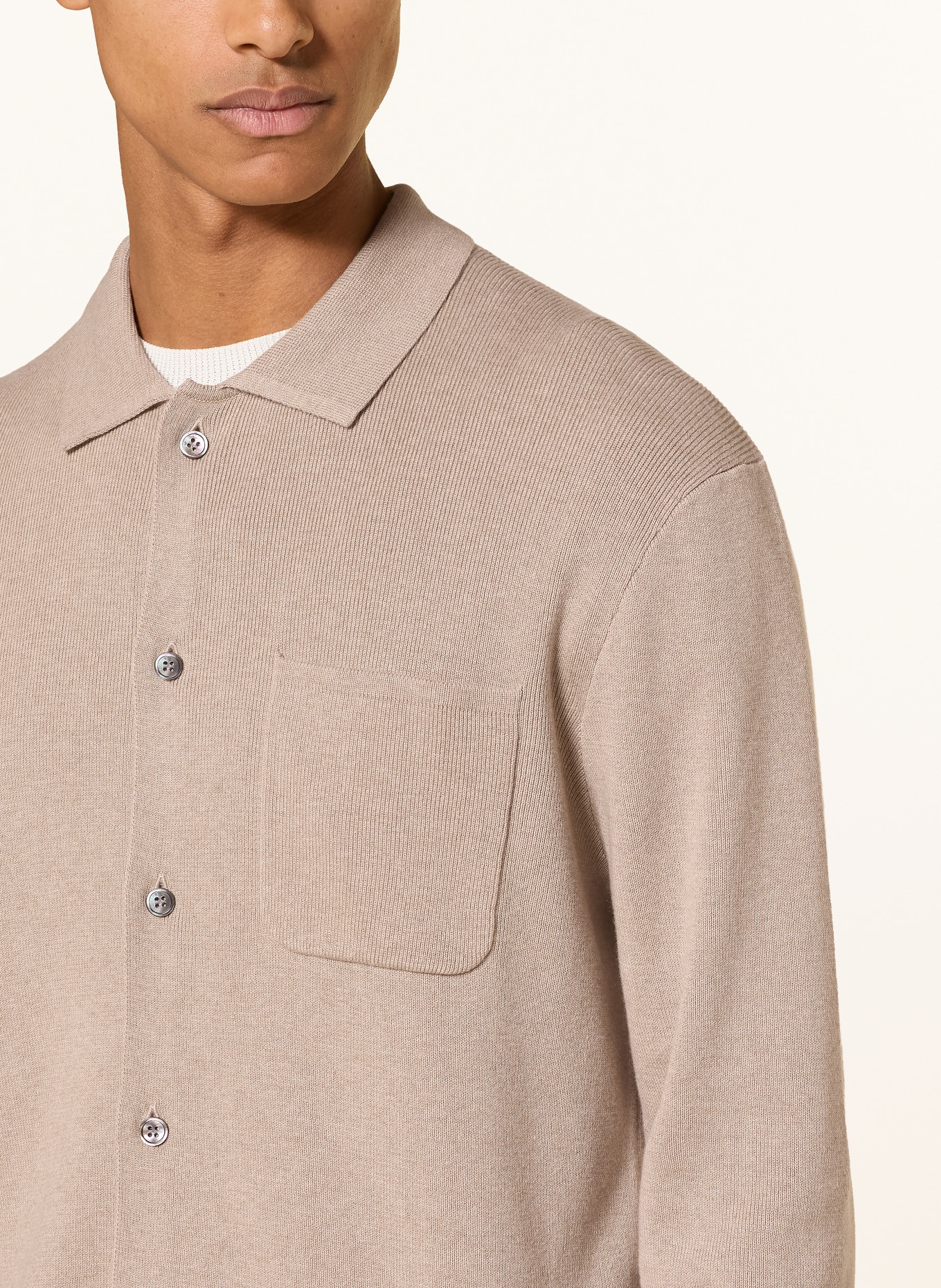 JOOP! Strick-Overjacket ACO: BEIGE