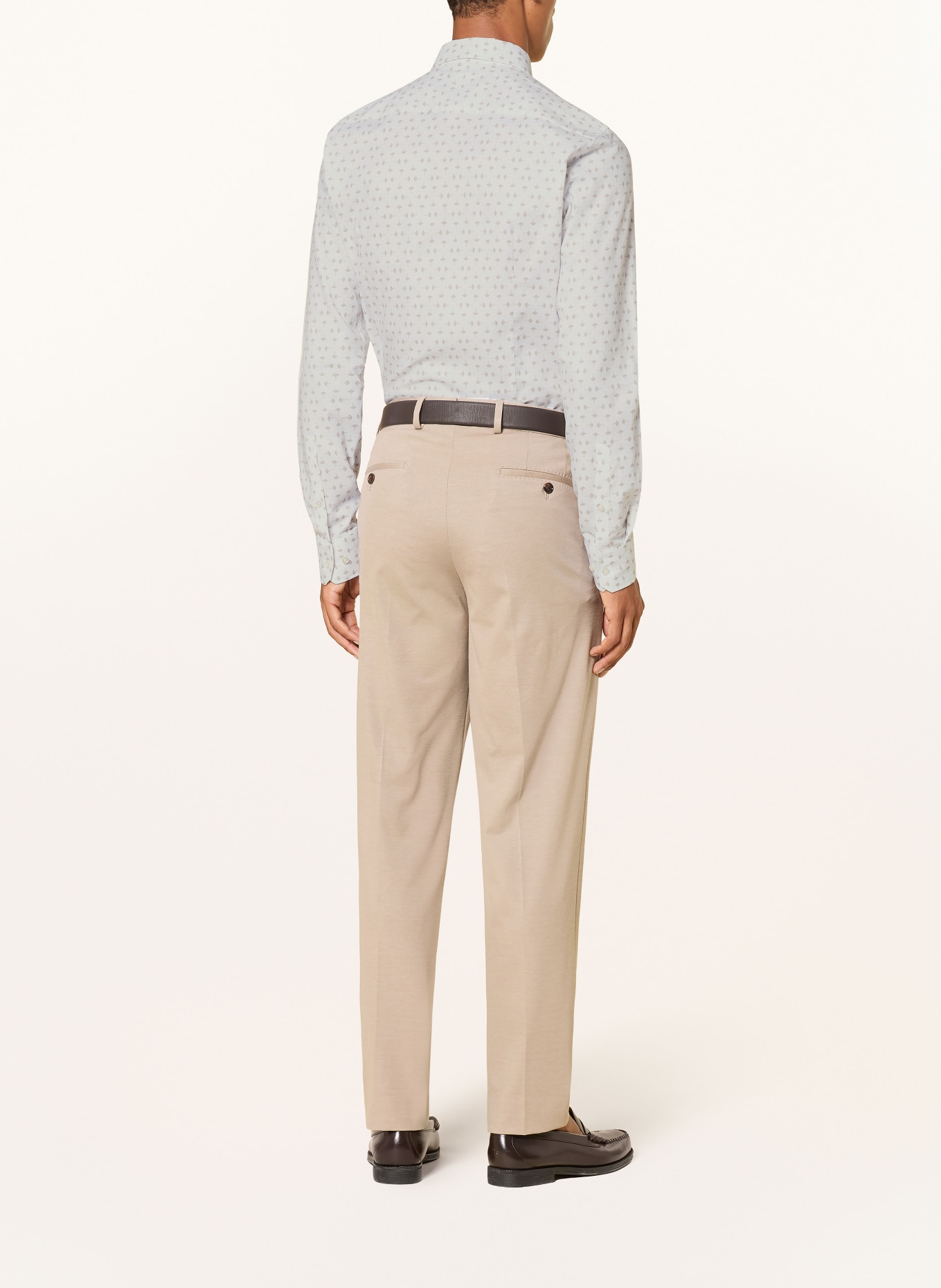 JOOP! Hemd PIO Slim Fit: BEIGE / WEISS