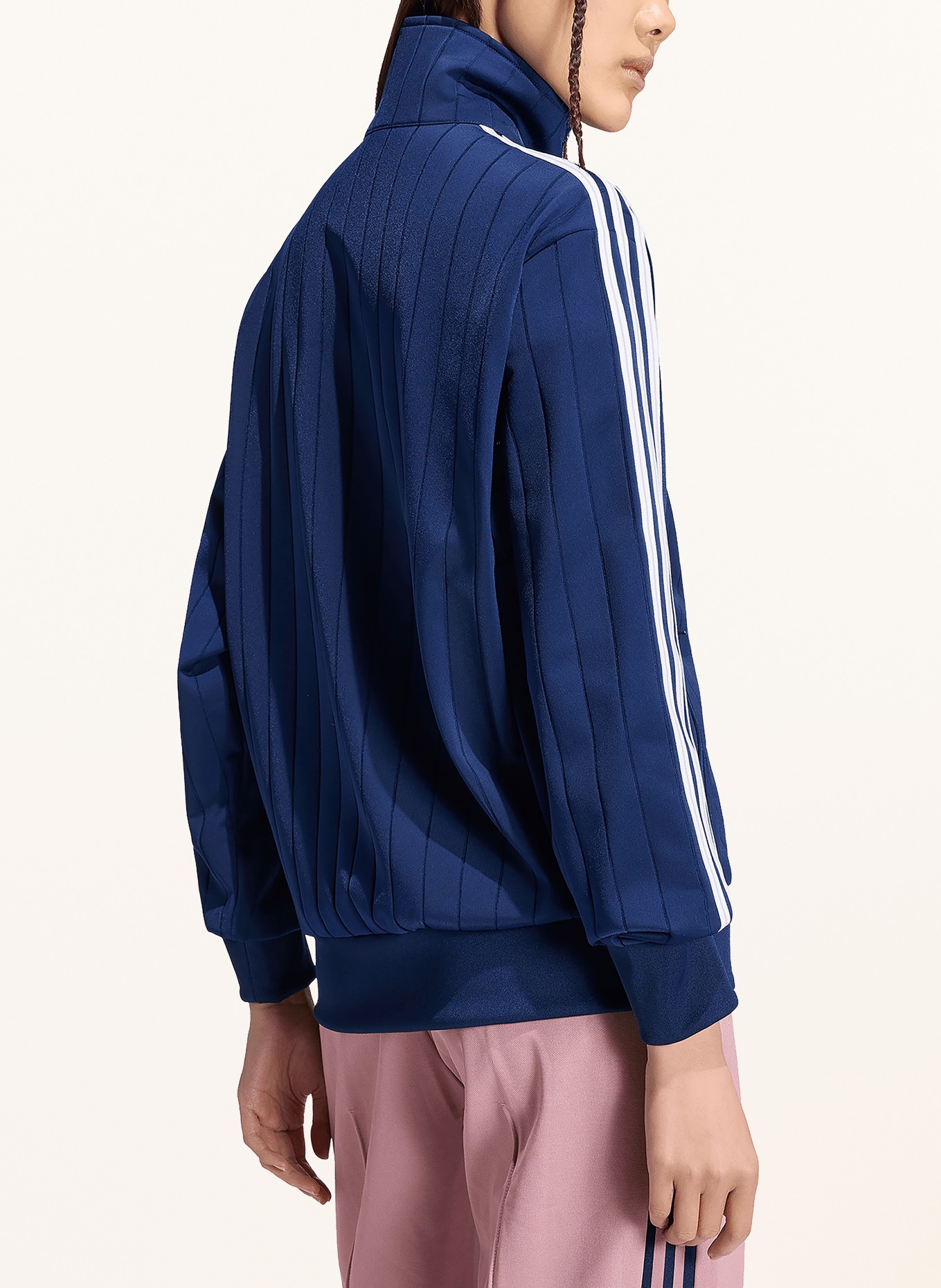 adidas Originals Veste d'entraînement FIREBIRD: BLEU FONCÉ / BLANC