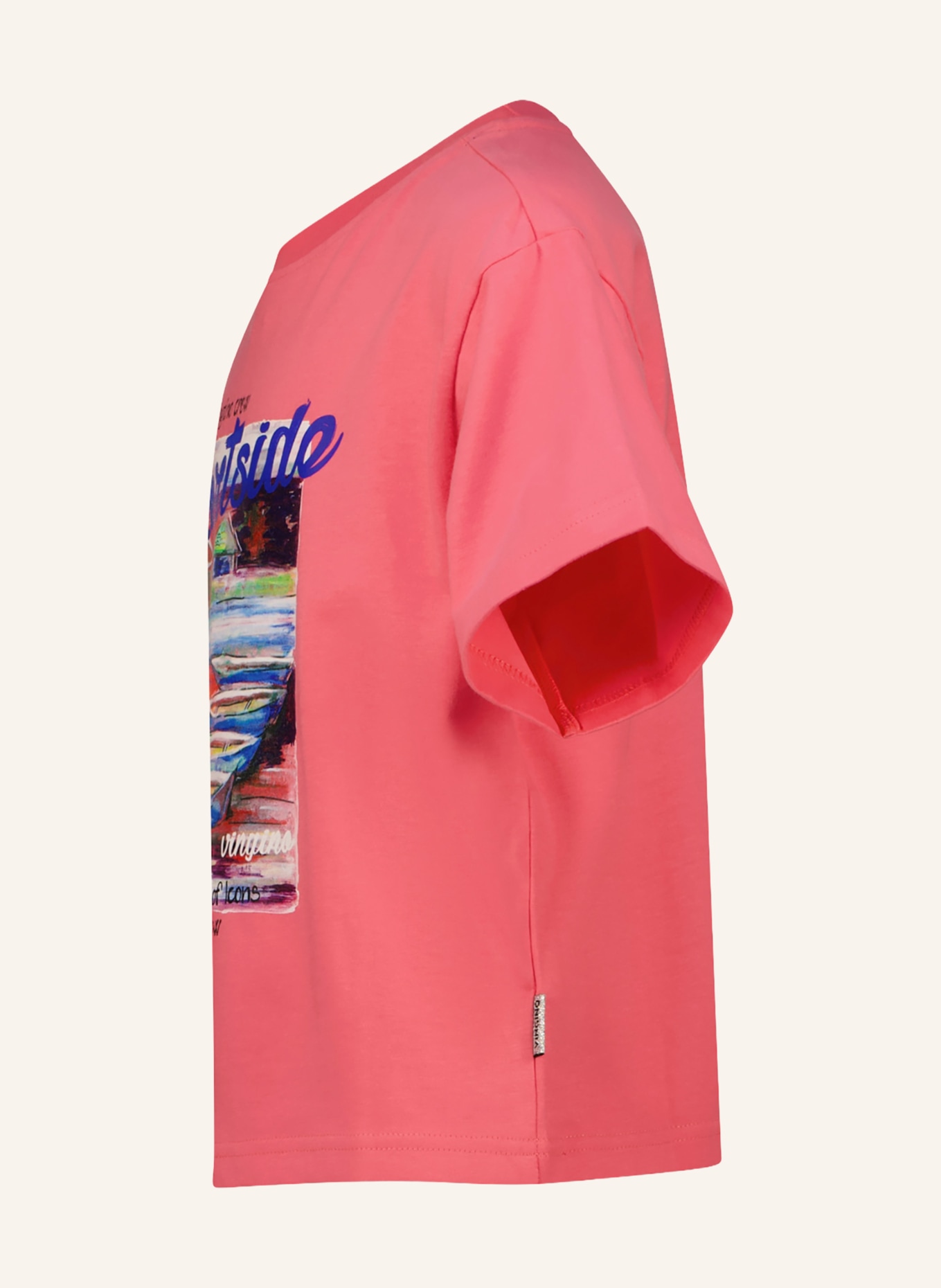 VINGINO T-shirt HARMA: LICHTROOD / BLAUW / WIT