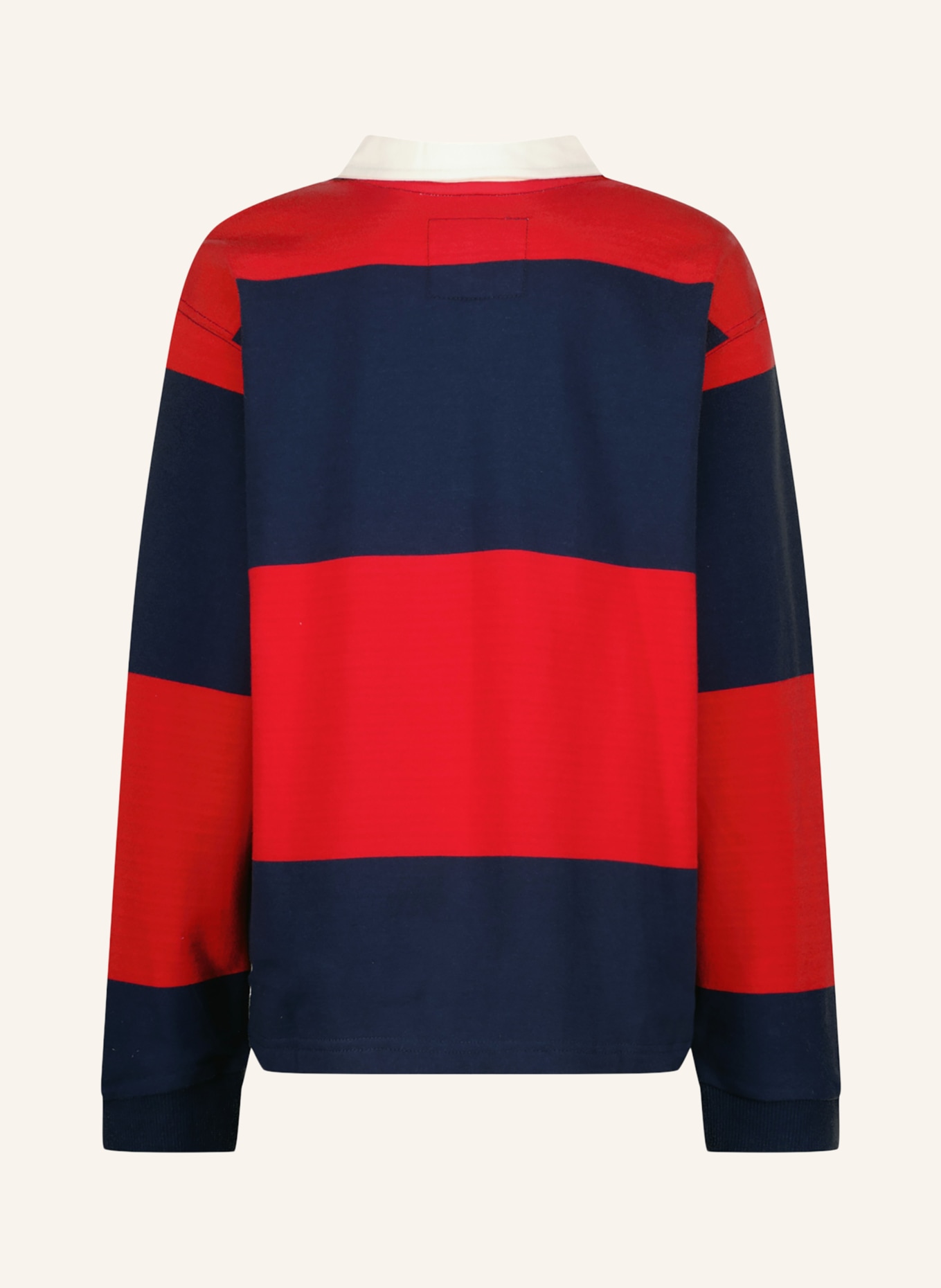 VINGINO Rugbyshirt KAZER: DONKERBLAUW / ROOD / WIT