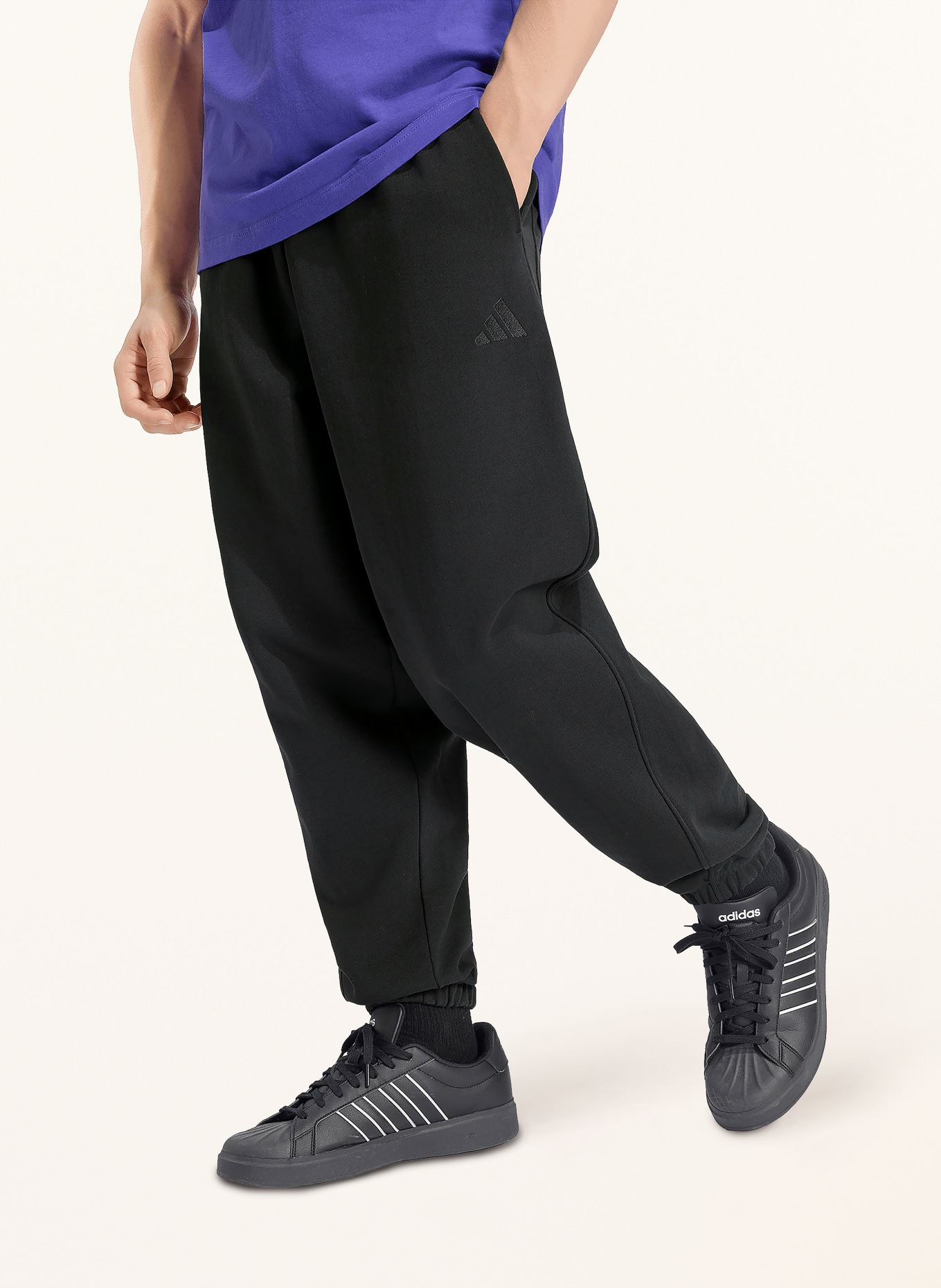 adidas Sweatpant ADIDAS KIT: ZWART