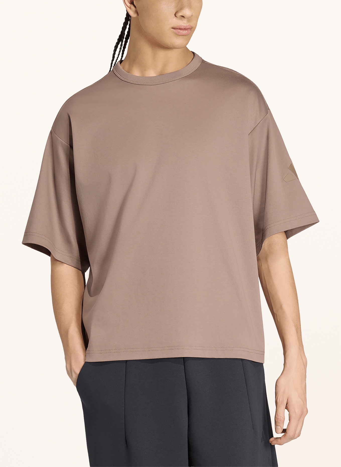 adidas Shirt SOFT LUX mit 3/4-Arm: KHAKI